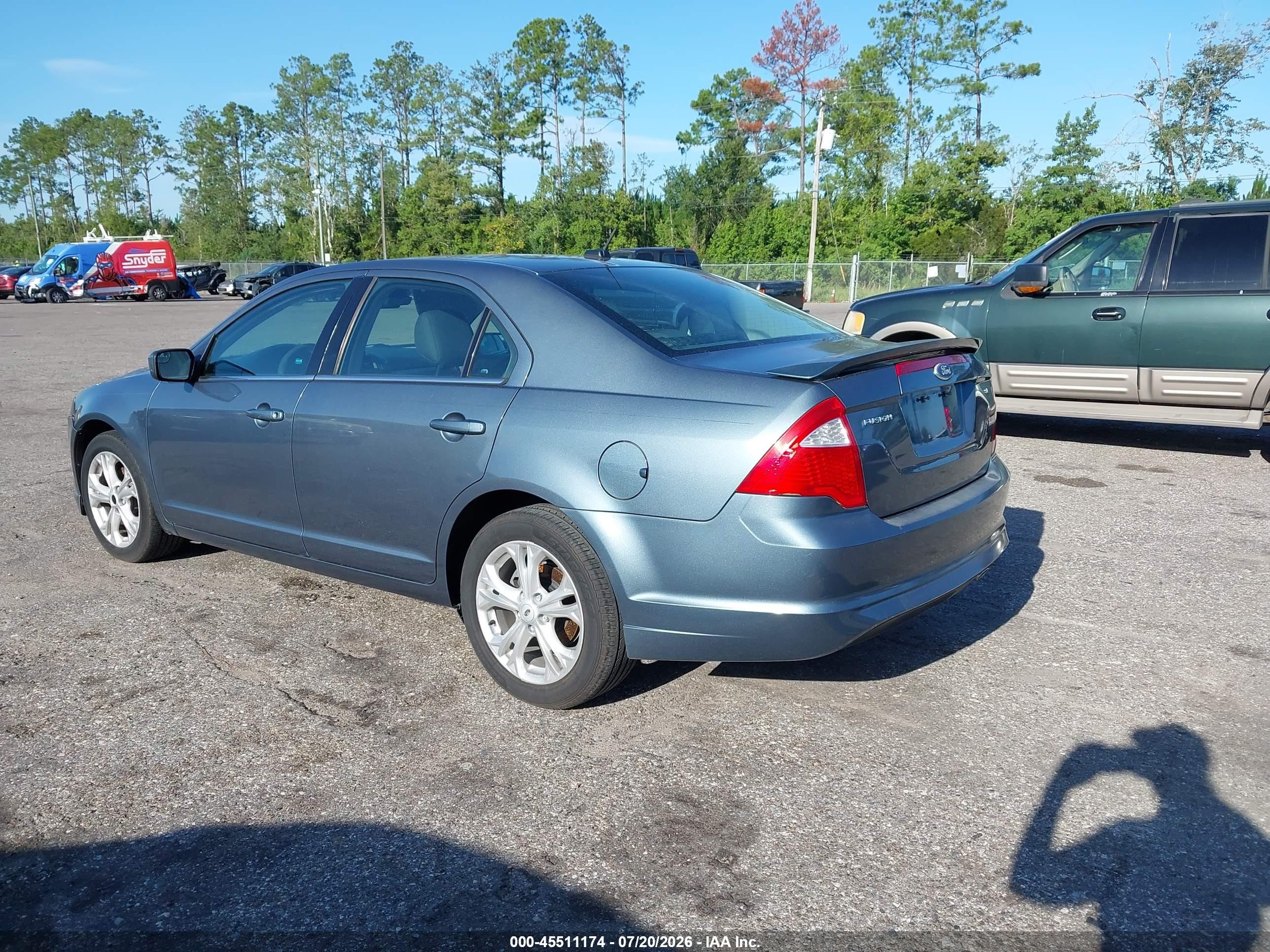 2012 Ford Fusion Se Green vin: 3FAHP0HA3CR222487
