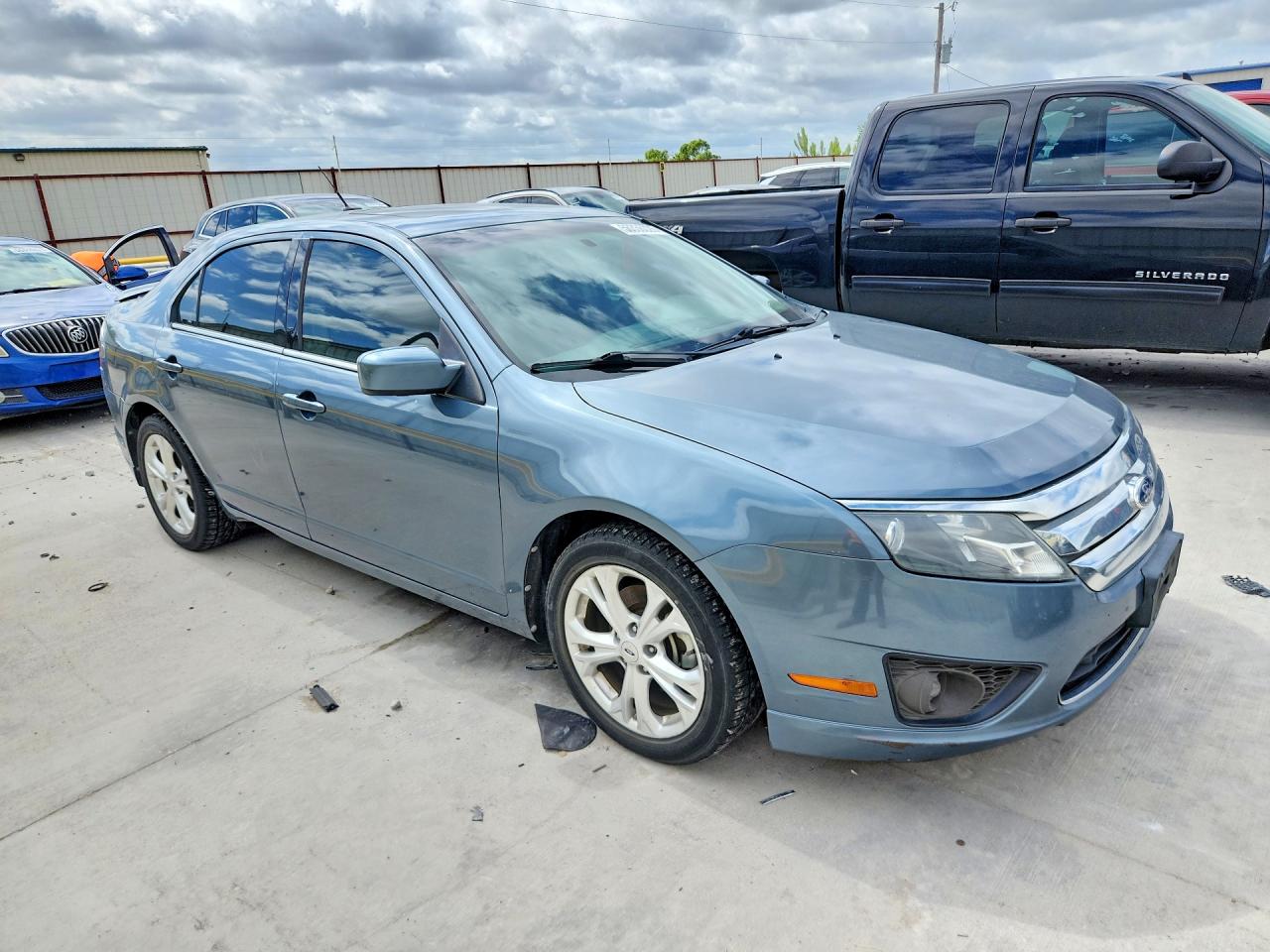 2012 Ford Fusion Se Синий vin: 3FAHP0HA3CR231013