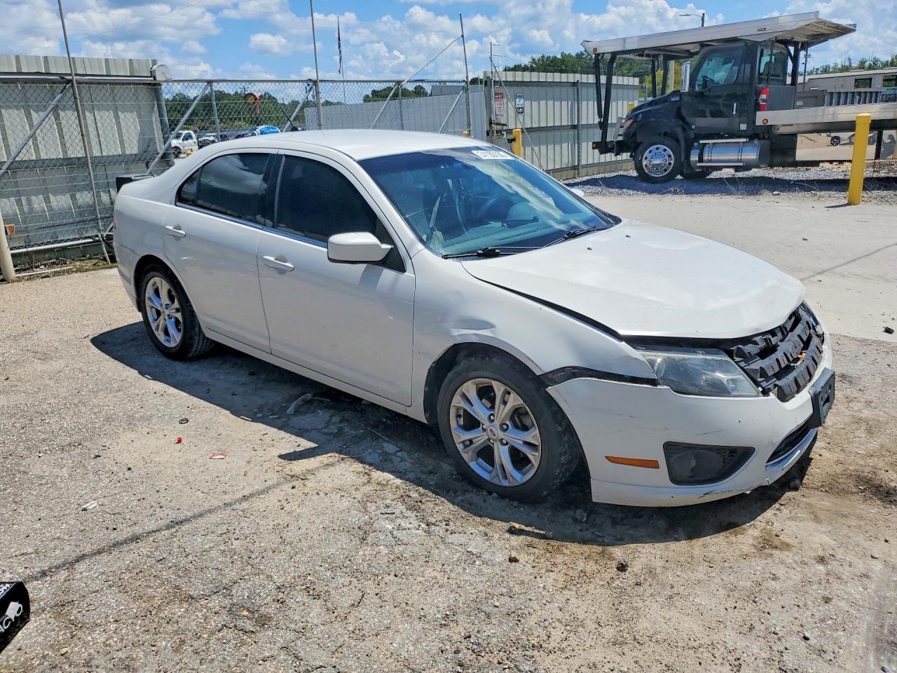 2012 Ford Fusion Se White vin: 3FAHP0HA3CR239838