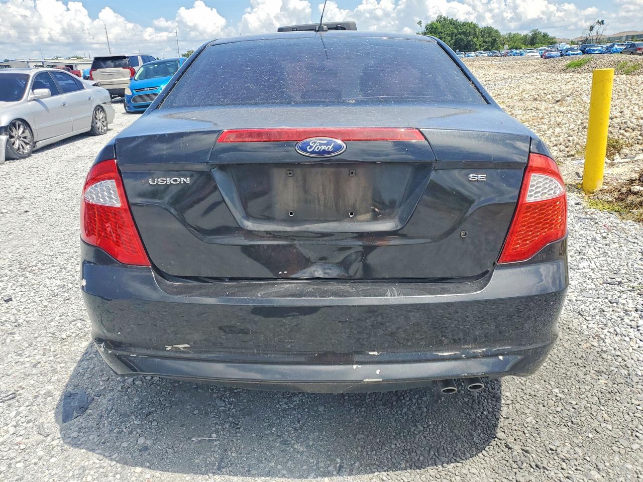 2012 Ford Fusion Se Black vin: 3FAHP0HA3CR250404