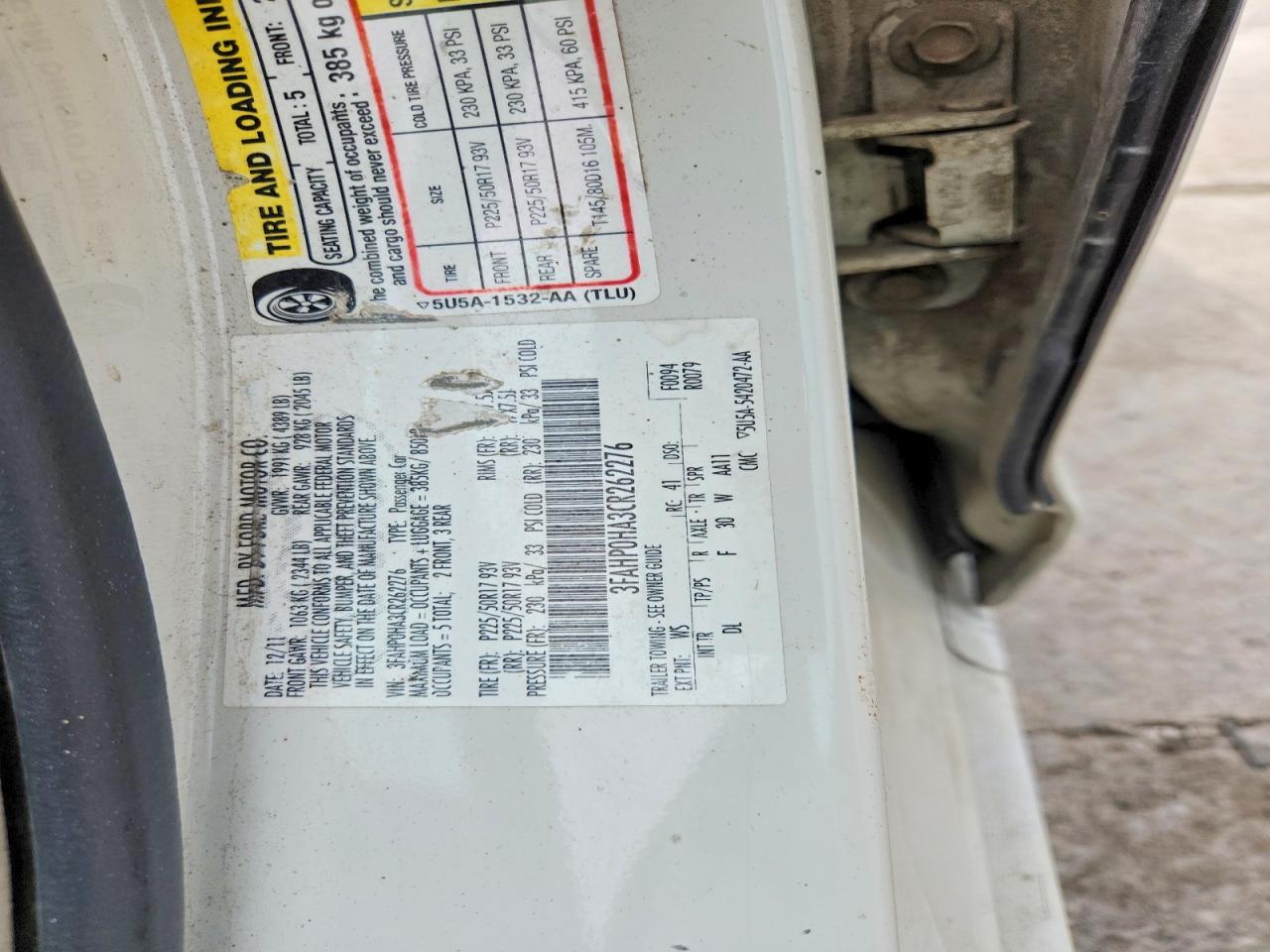 2012 Ford Fusion Se White vin: 3FAHP0HA3CR262276