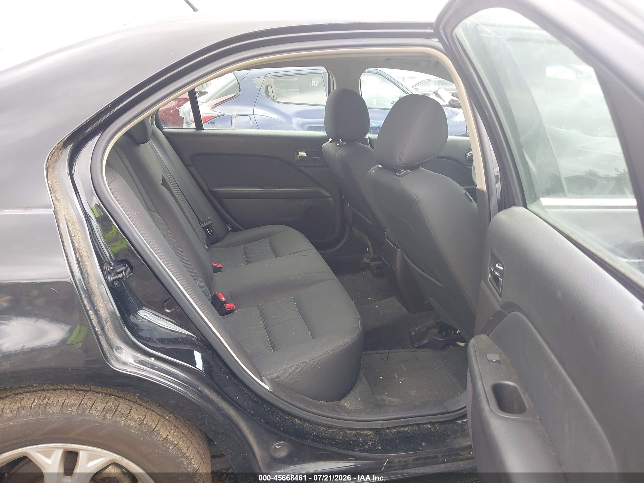 2012 Ford Fusion Se Black vin: 3FAHP0HA3CR280387