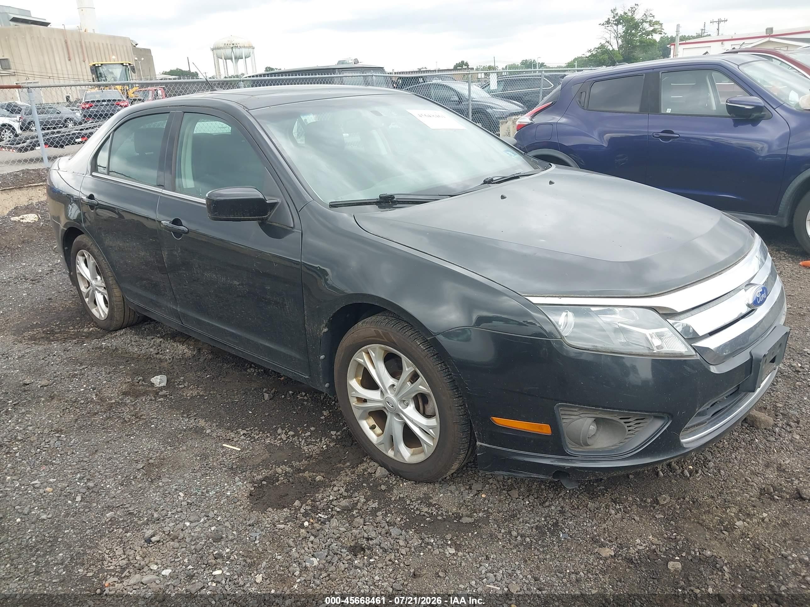 2012 Ford Fusion Se Black vin: 3FAHP0HA3CR280387