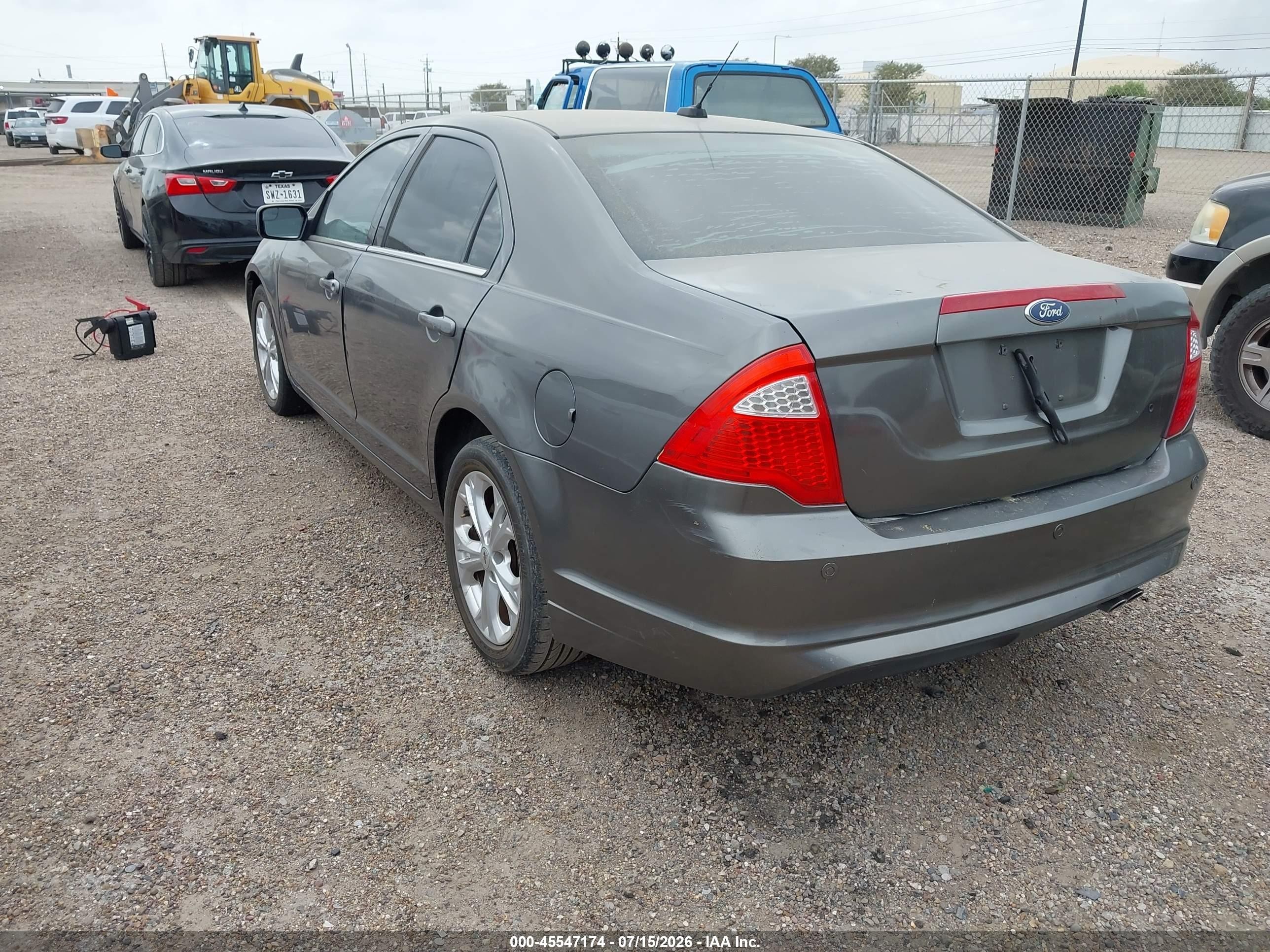 2012 Ford Fusion Se Gray vin: 3FAHP0HA3CR283399
