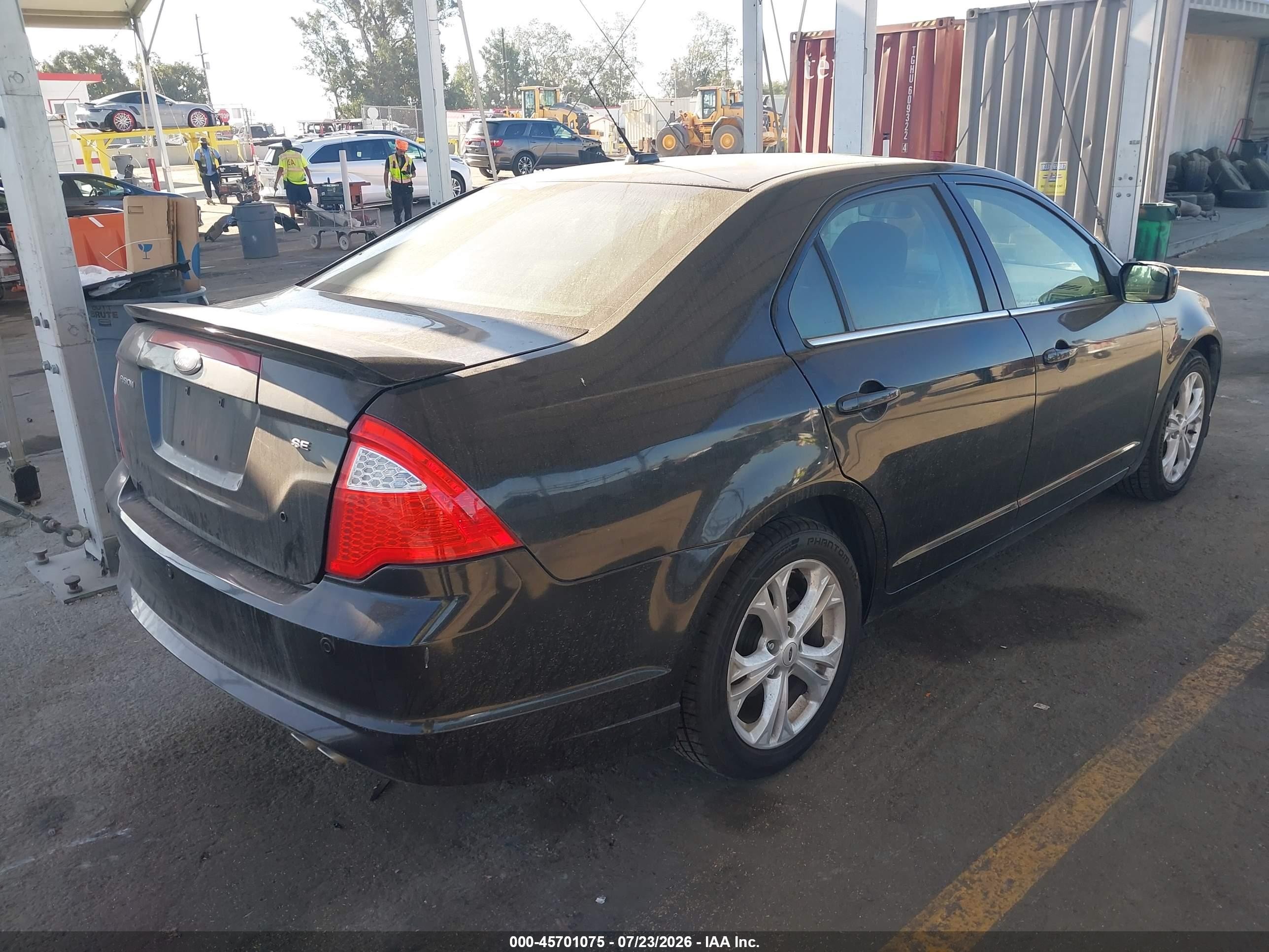 2012 Ford Fusion Se Black vin: 3FAHP0HA3CR310441