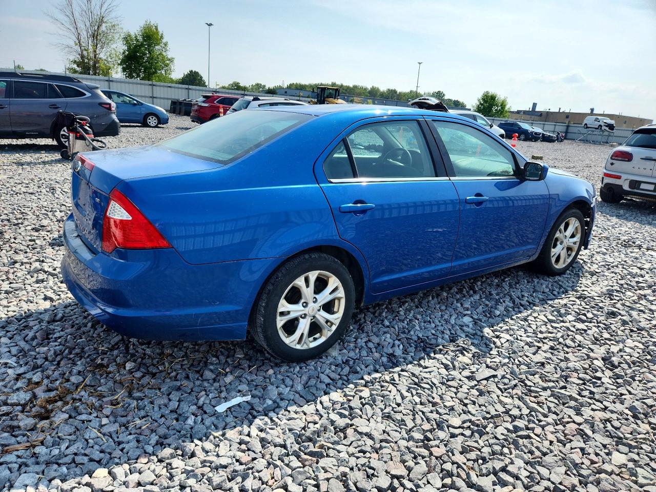 2012 Ford Fusion Se Blue vin: 3FAHP0HA3CR394261