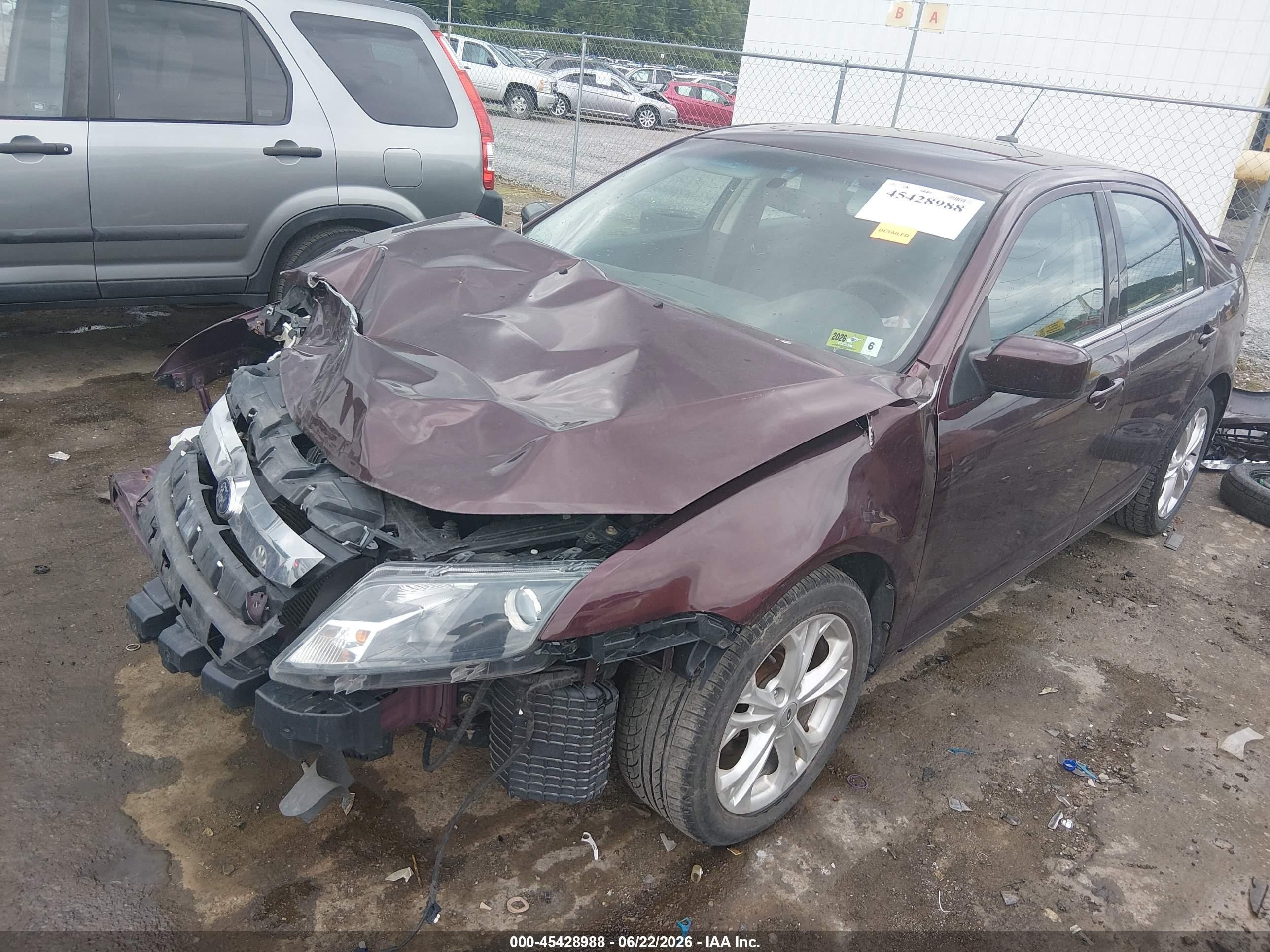 2012 Ford Fusion Se Purple vin: 3FAHP0HA3CR409874