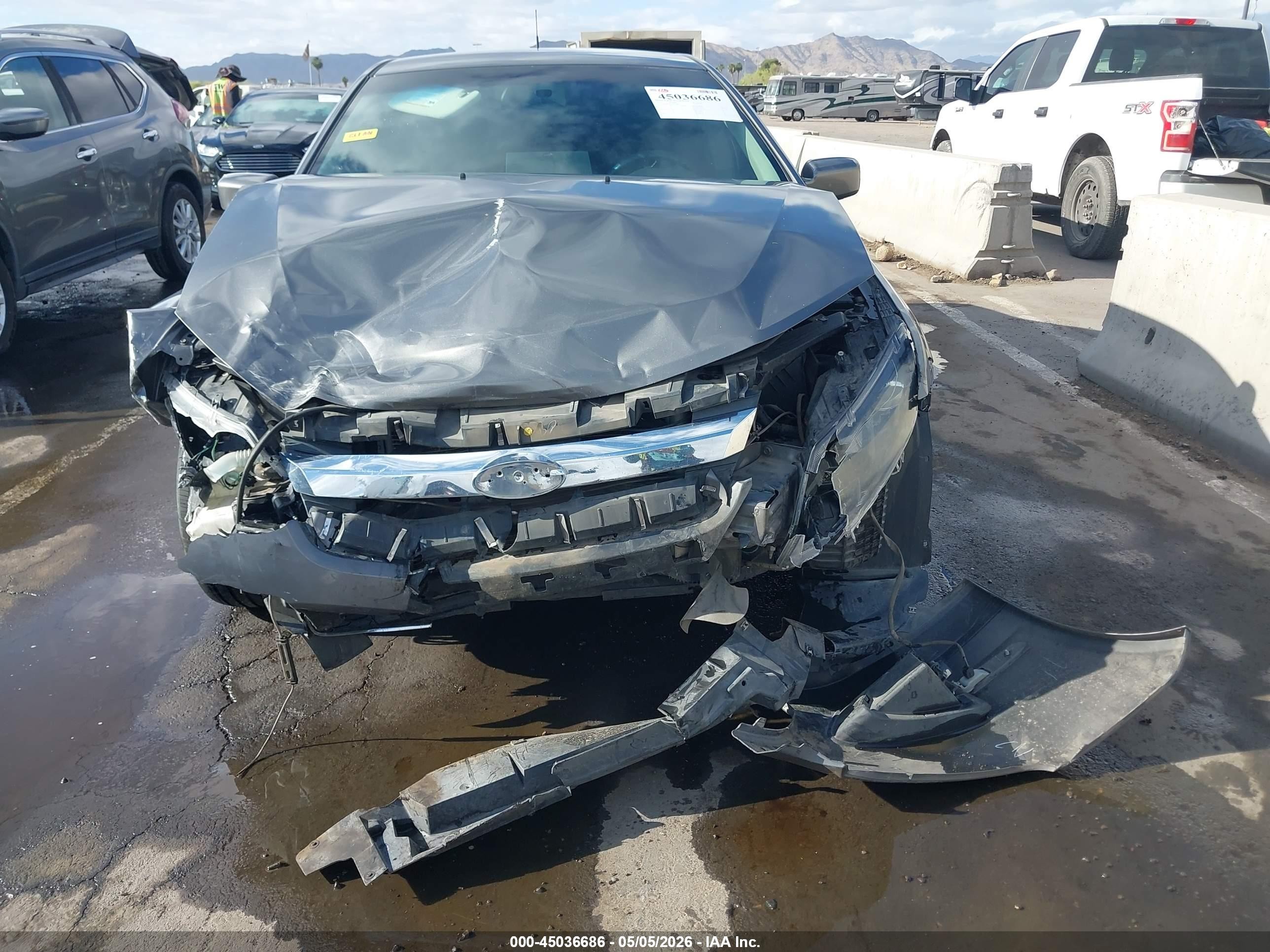 2012 Ford Fusion Se Серый vin: 3FAHP0HA3CR445807
