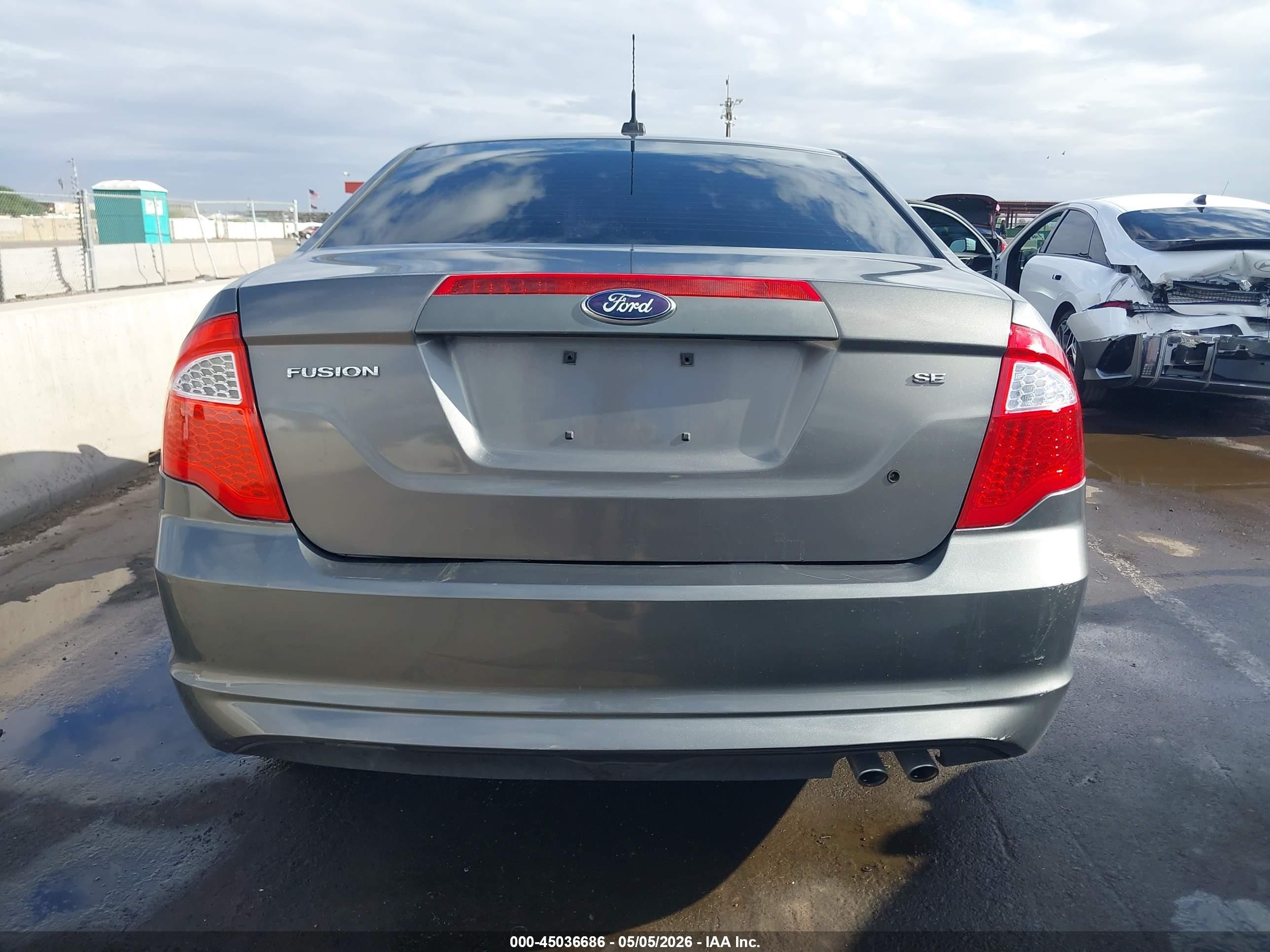 2012 Ford Fusion Se Серый vin: 3FAHP0HA3CR445807