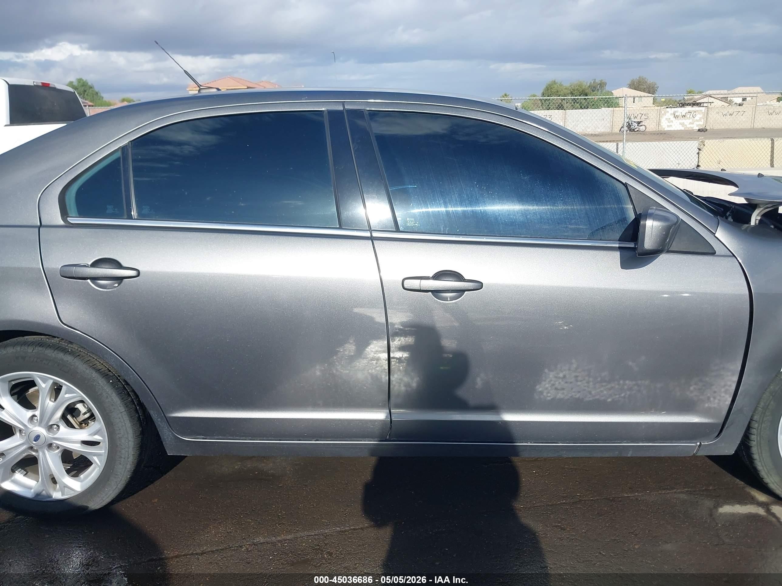 2012 Ford Fusion Se Серый vin: 3FAHP0HA3CR445807