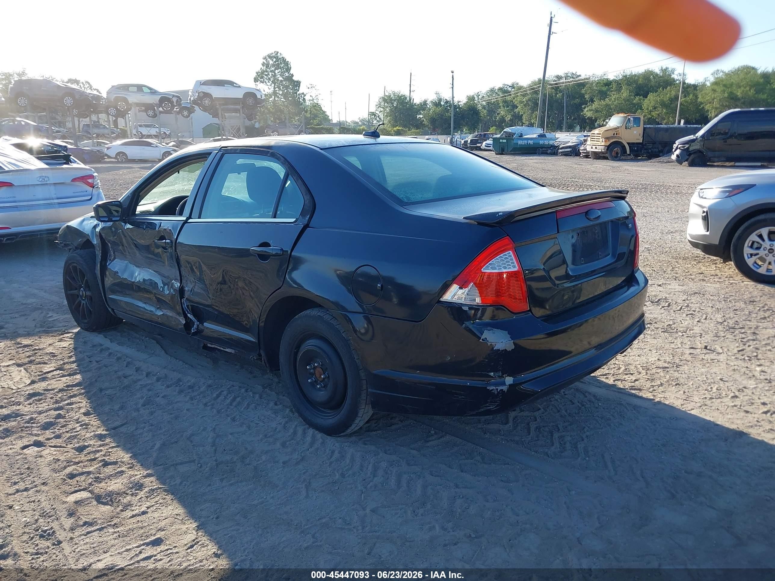 2010 Ford Fusion Se Black vin: 3FAHP0HA4AR128468
