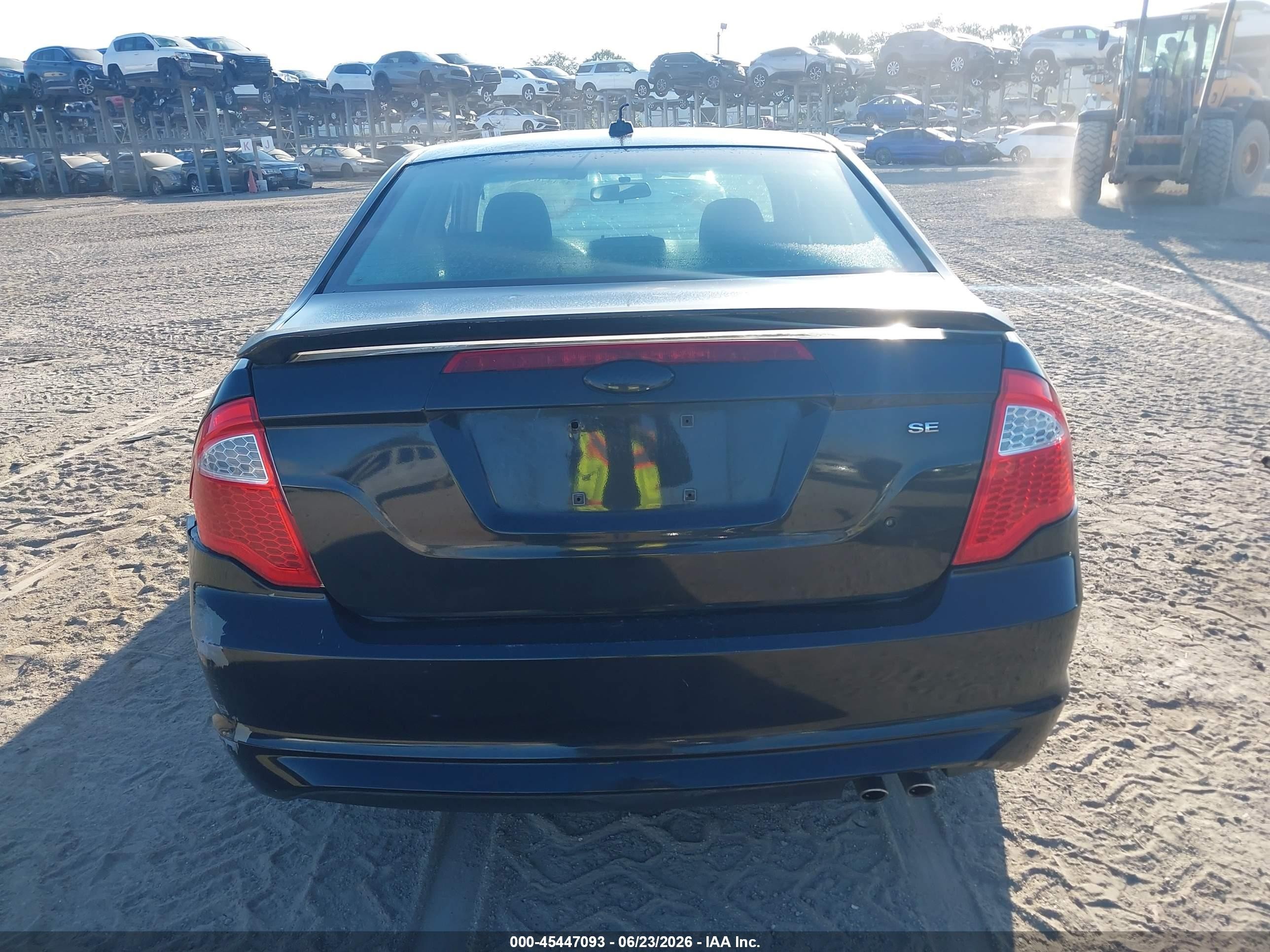 2010 Ford Fusion Se Black vin: 3FAHP0HA4AR128468