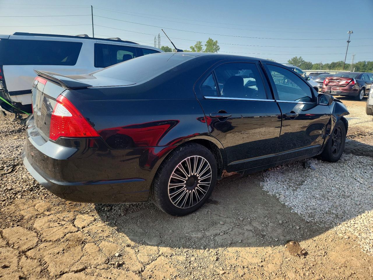 2010 Ford Fusion Se Black vin: 3FAHP0HA4AR133170