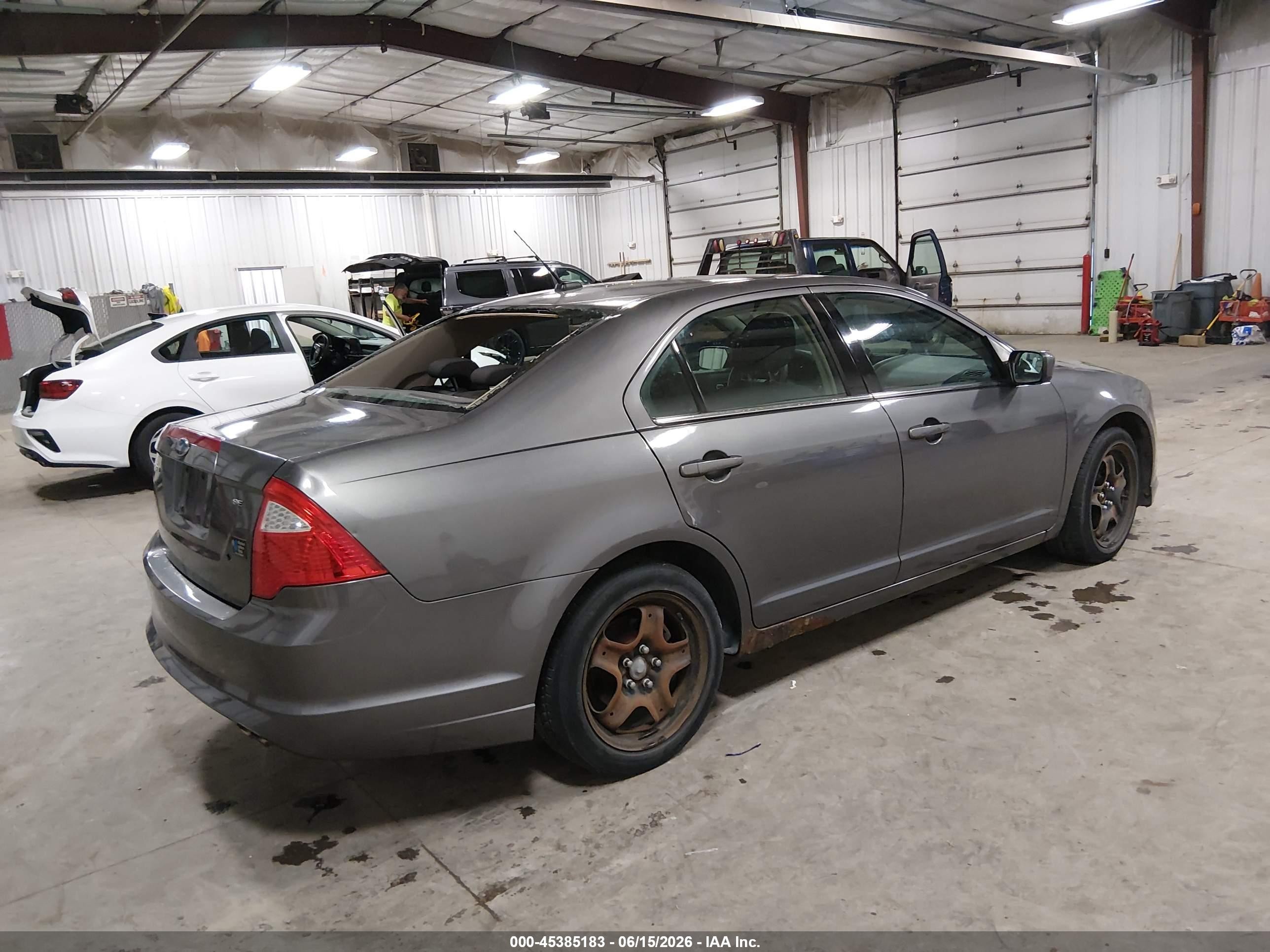 2010 Ford Fusion Se Gray vin: 3FAHP0HA4AR178416