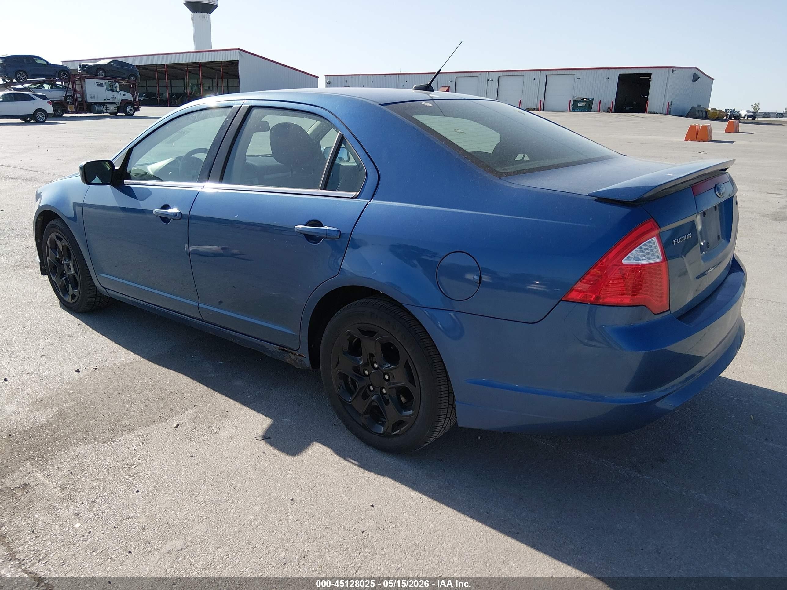 2010 Ford Fusion Se Blue vin: 3FAHP0HA4AR216033