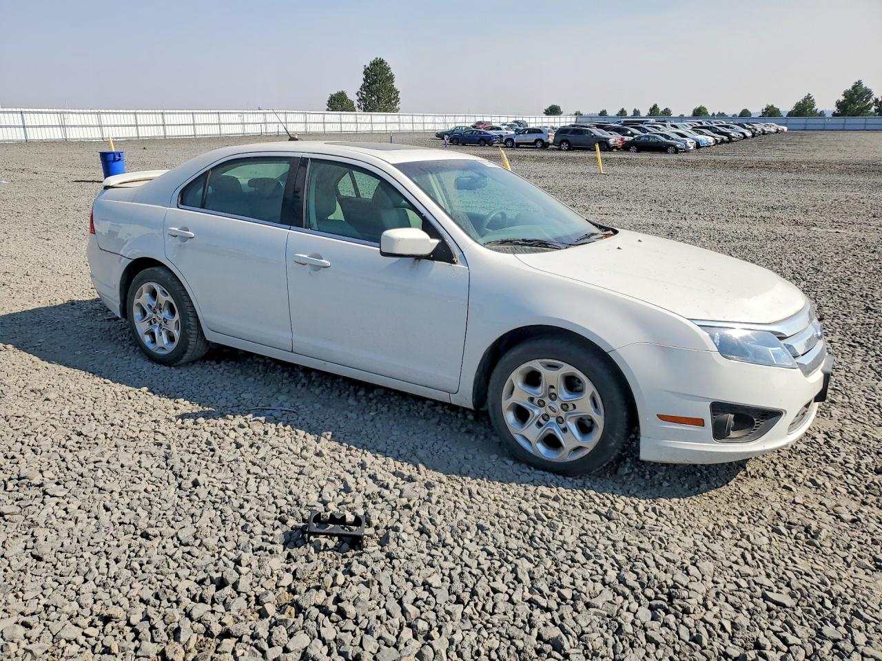 2010 Ford Fusion Se White vin: 3FAHP0HA4AR249839