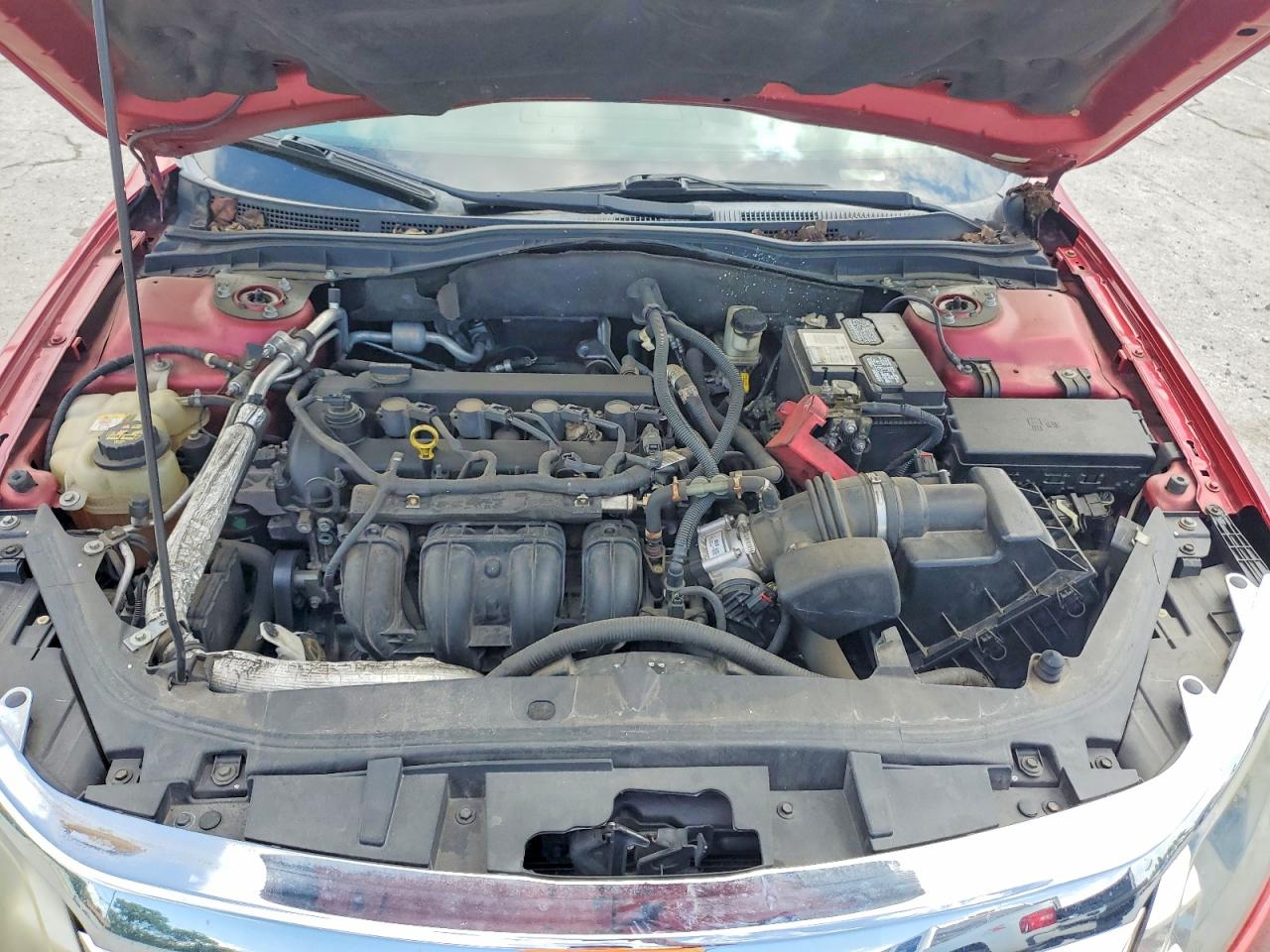 2010 Ford Fusion Se Красный vin: 3FAHP0HA4AR292982