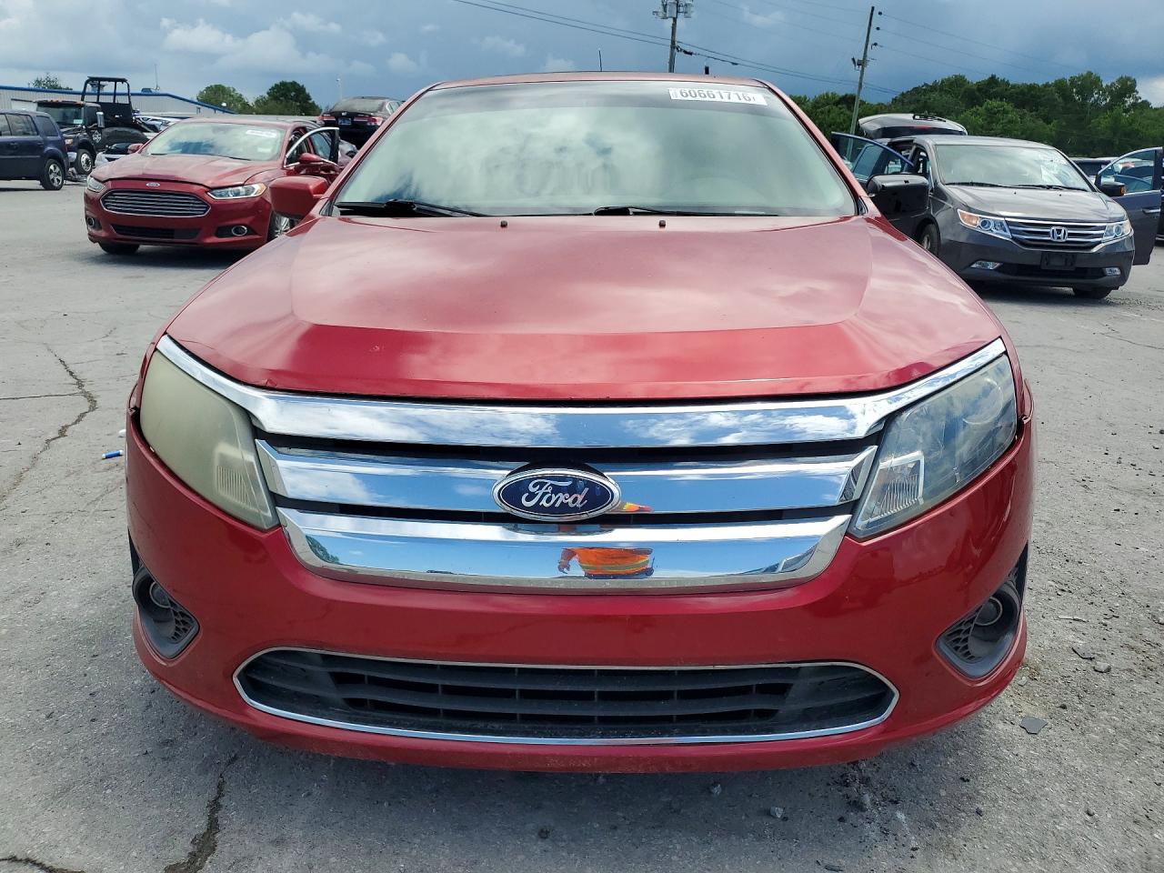 2010 Ford Fusion Se Красный vin: 3FAHP0HA4AR292982