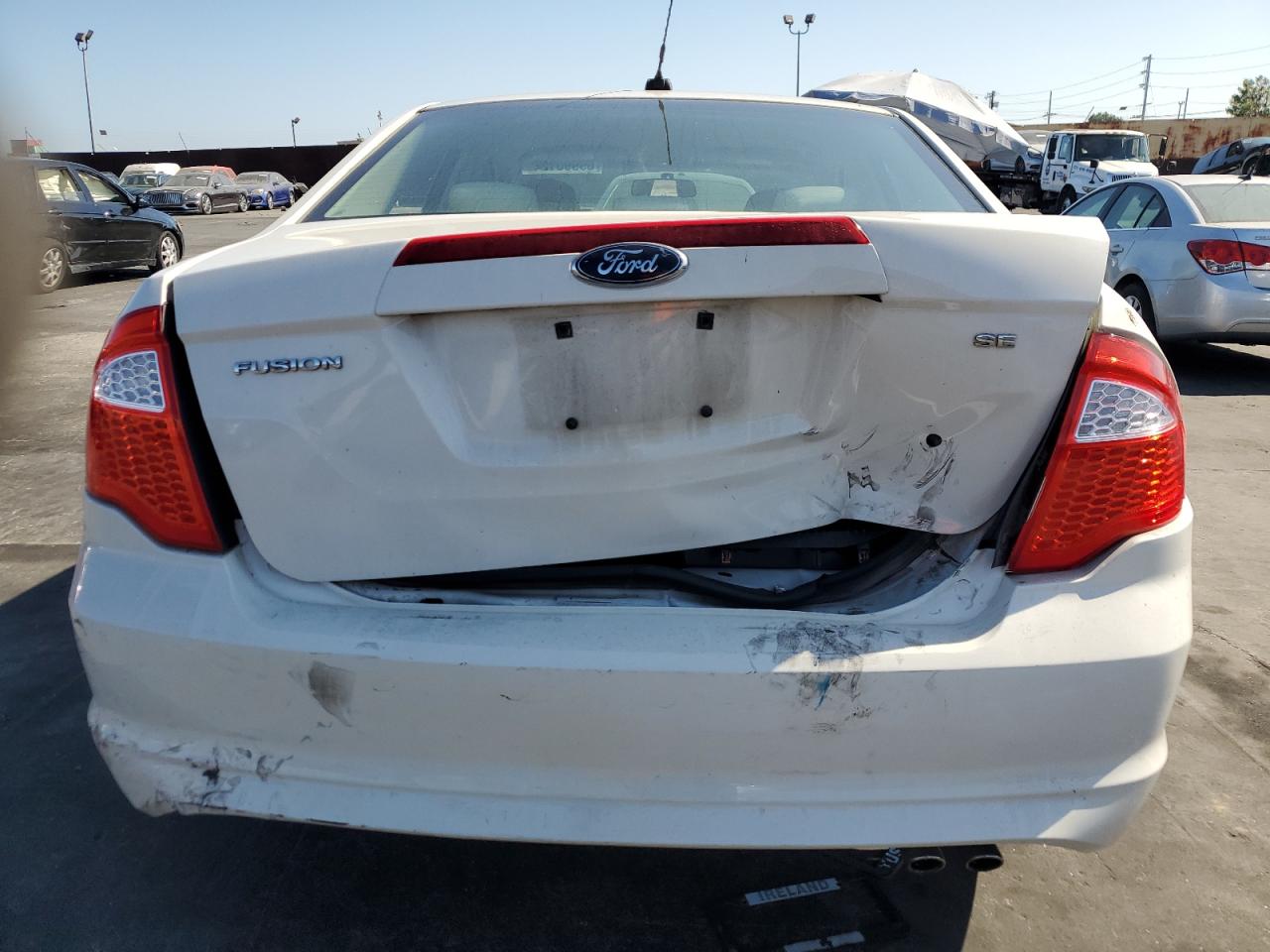 2010 Ford Fusion Se Белый vin: 3FAHP0HA4AR296708