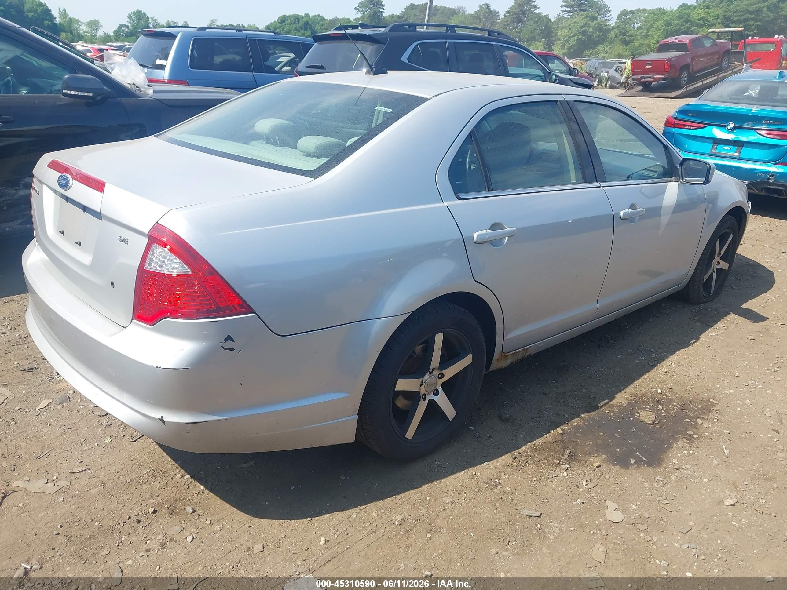 2010 Ford Fusion Se Silver vin: 3FAHP0HA4AR326841