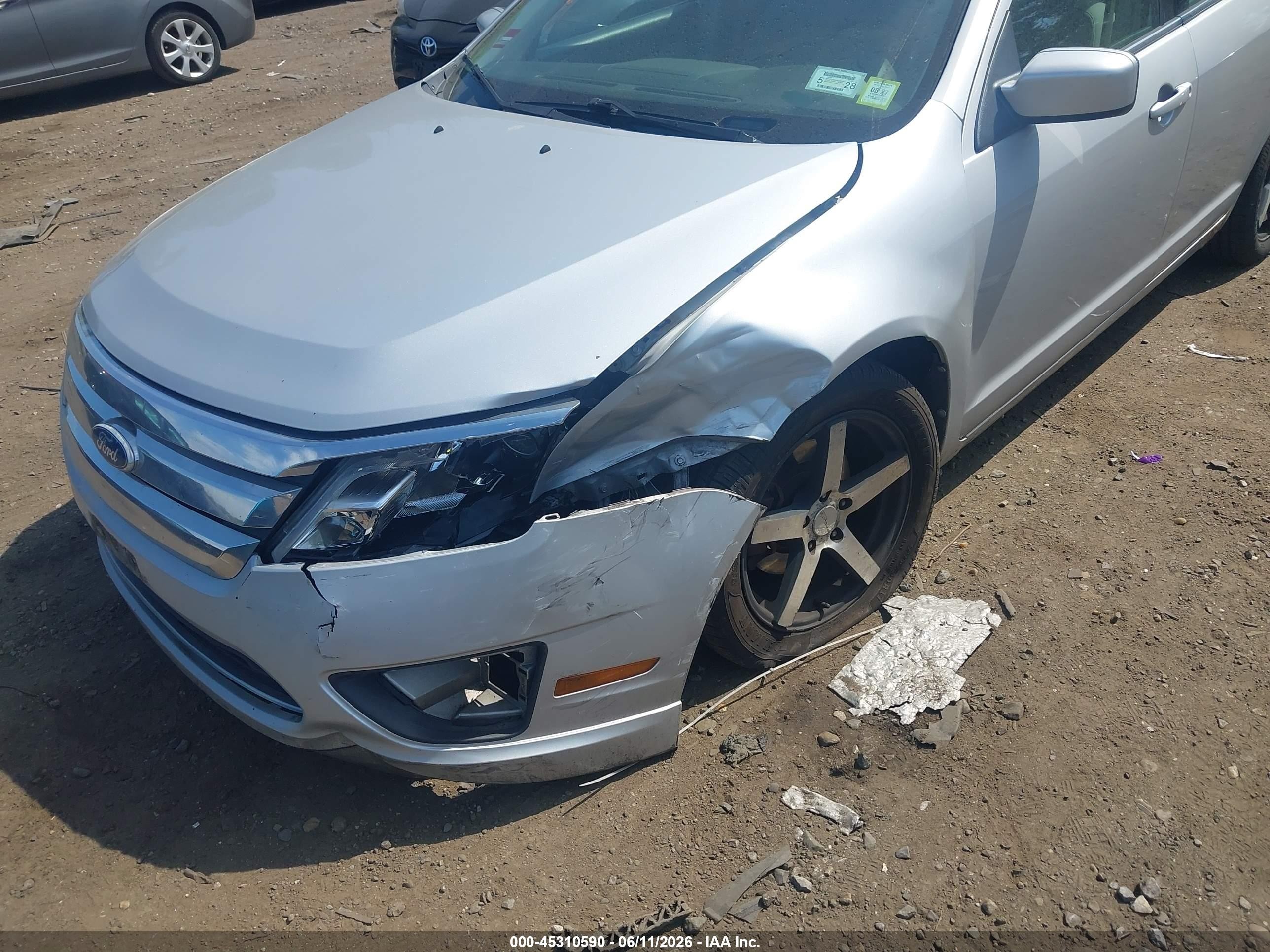 2010 Ford Fusion Se Silver vin: 3FAHP0HA4AR326841