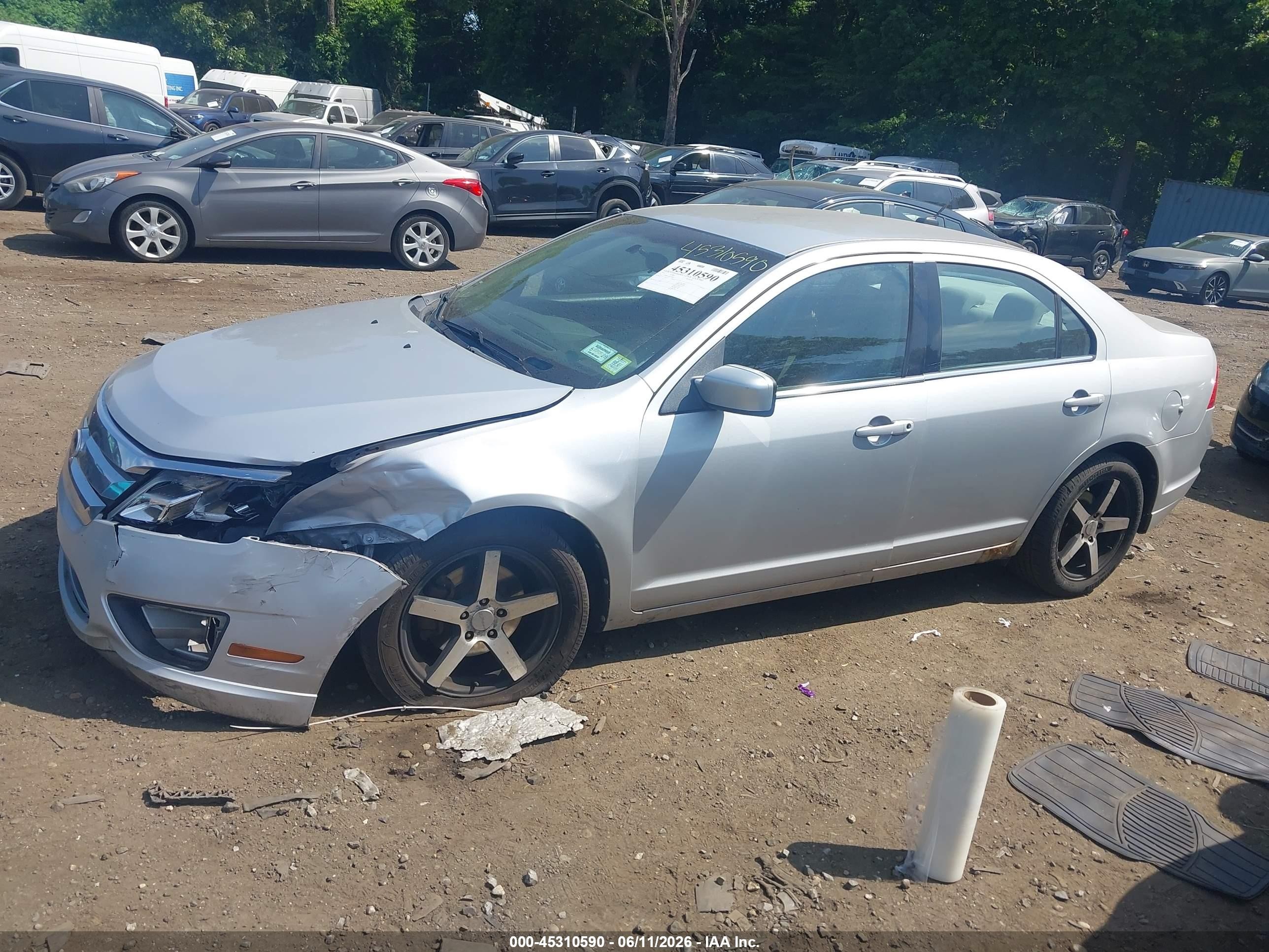 2010 Ford Fusion Se Silver vin: 3FAHP0HA4AR326841