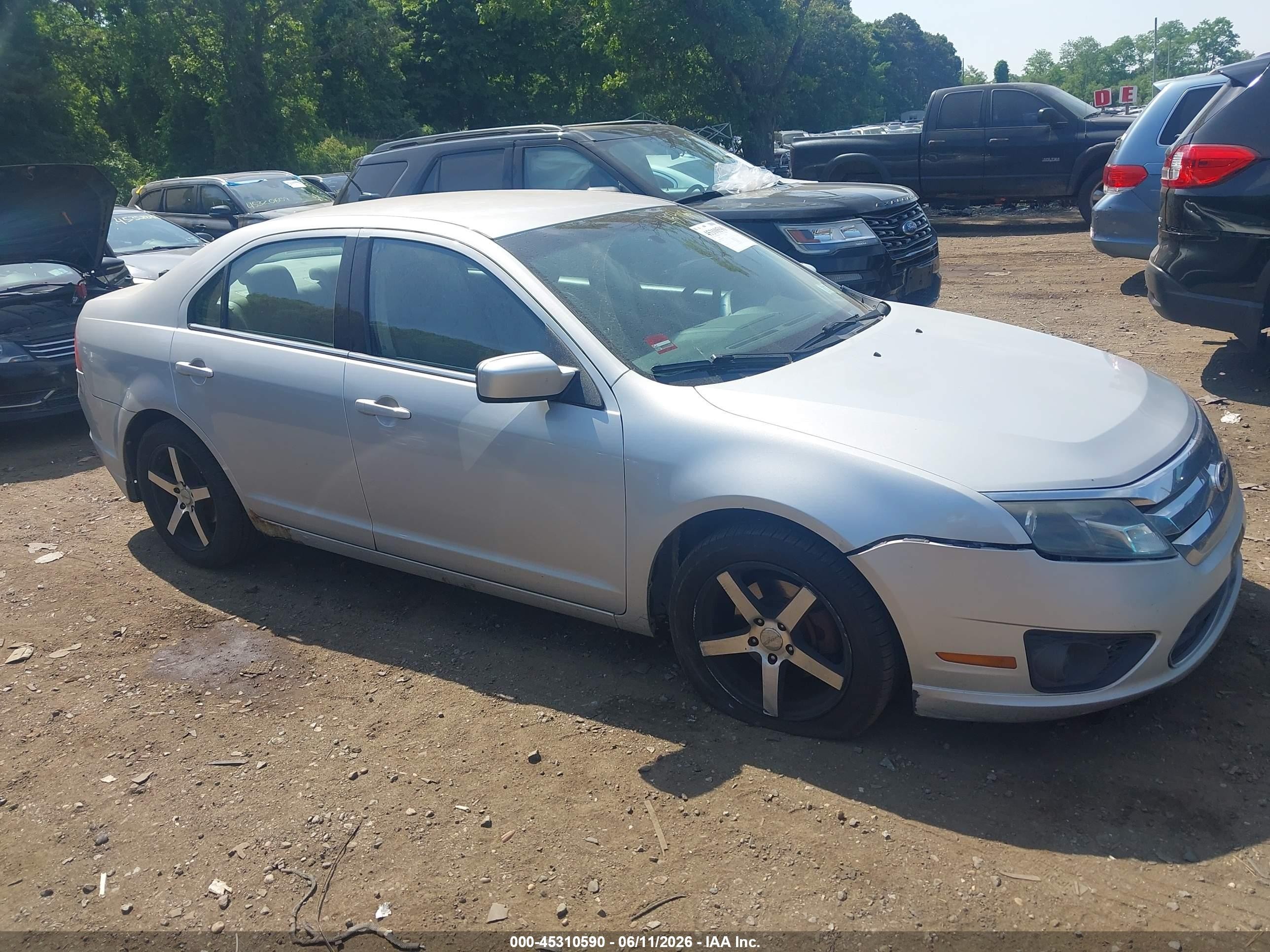2010 Ford Fusion Se Silver vin: 3FAHP0HA4AR326841