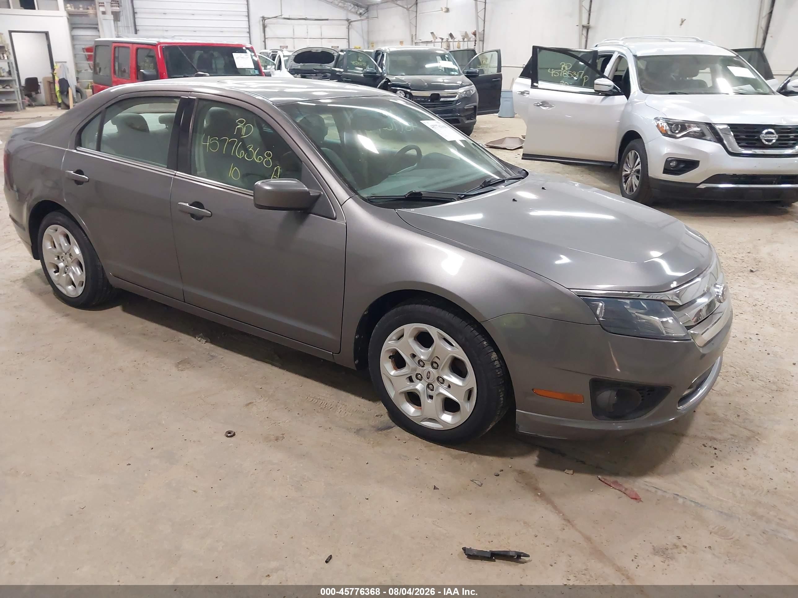 2010 Ford Fusion Se Gray vin: 3FAHP0HA4AR344028