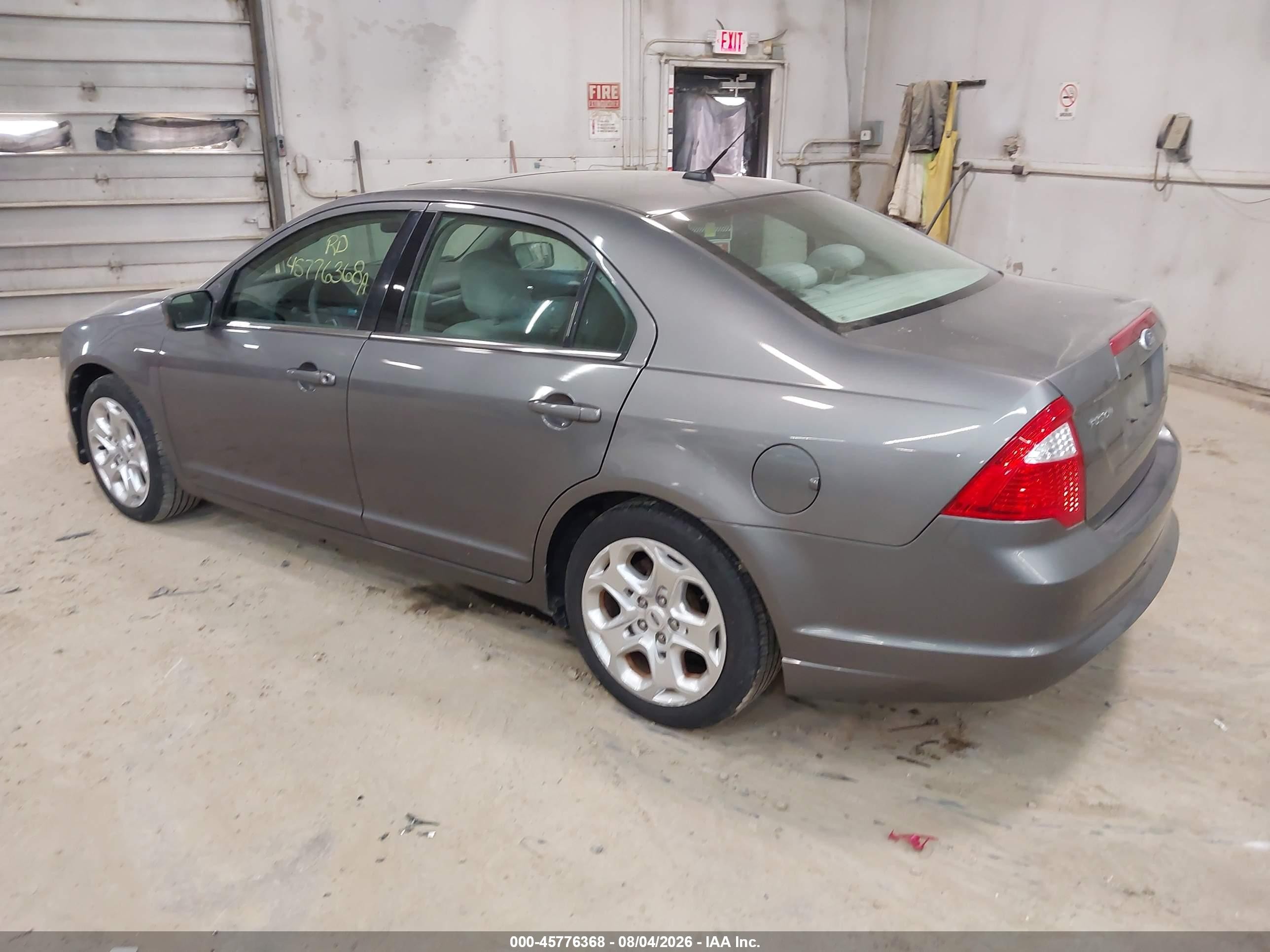 2010 Ford Fusion Se Gray vin: 3FAHP0HA4AR344028