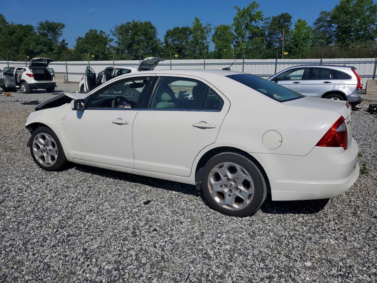 2010 Ford Fusion Se White vin: 3FAHP0HA4AR348824