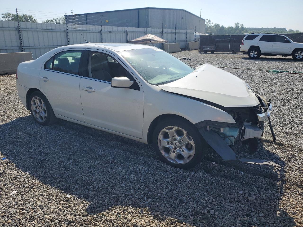 2010 Ford Fusion Se White vin: 3FAHP0HA4AR348824