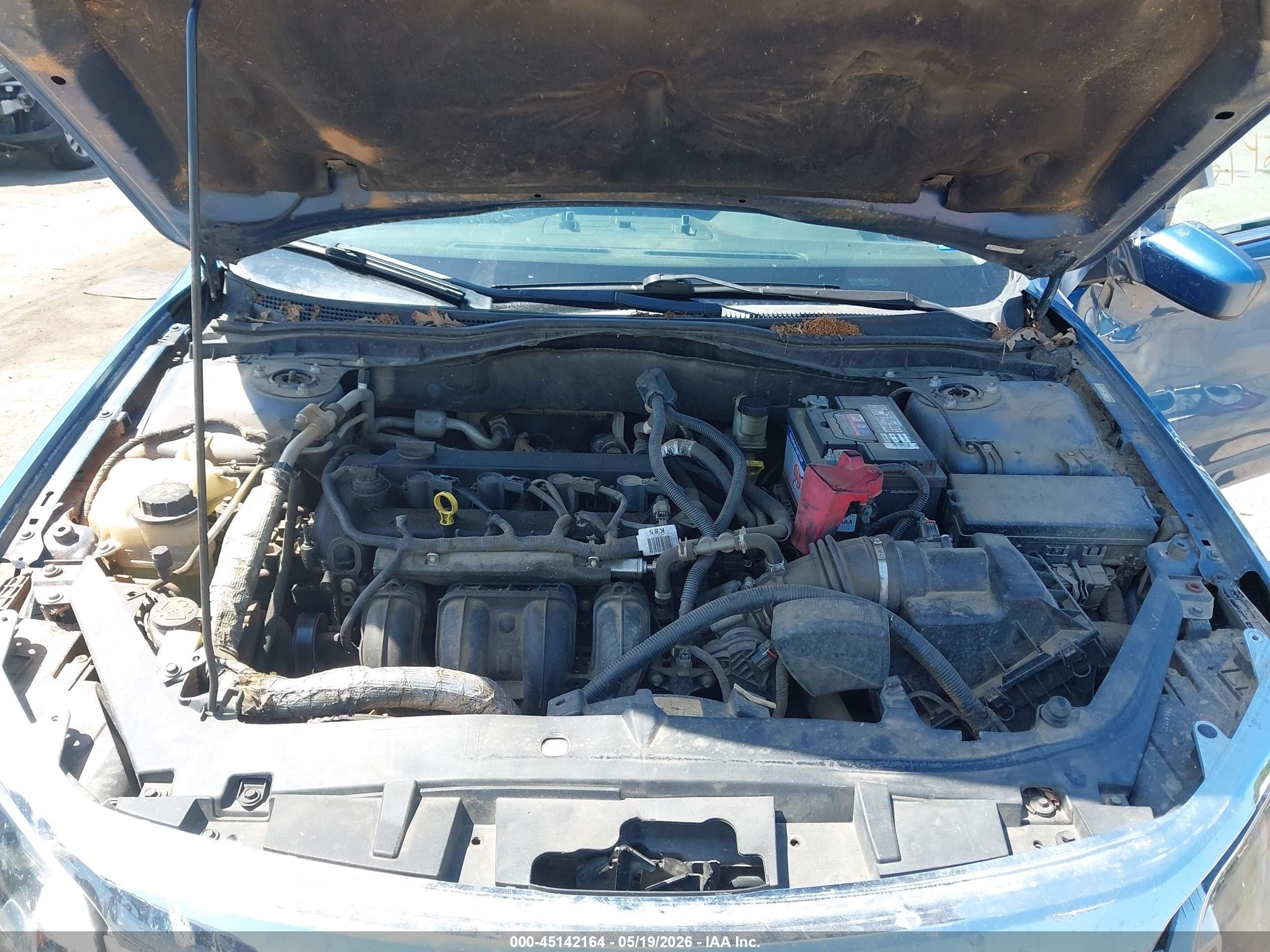 2010 Ford Fusion Se Blue vin: 3FAHP0HA4AR349813