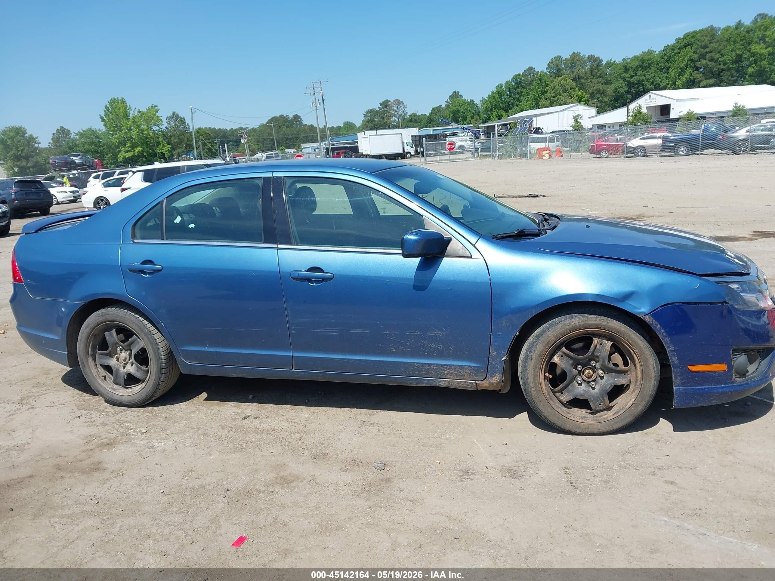 2010 Ford Fusion Se Blue vin: 3FAHP0HA4AR349813