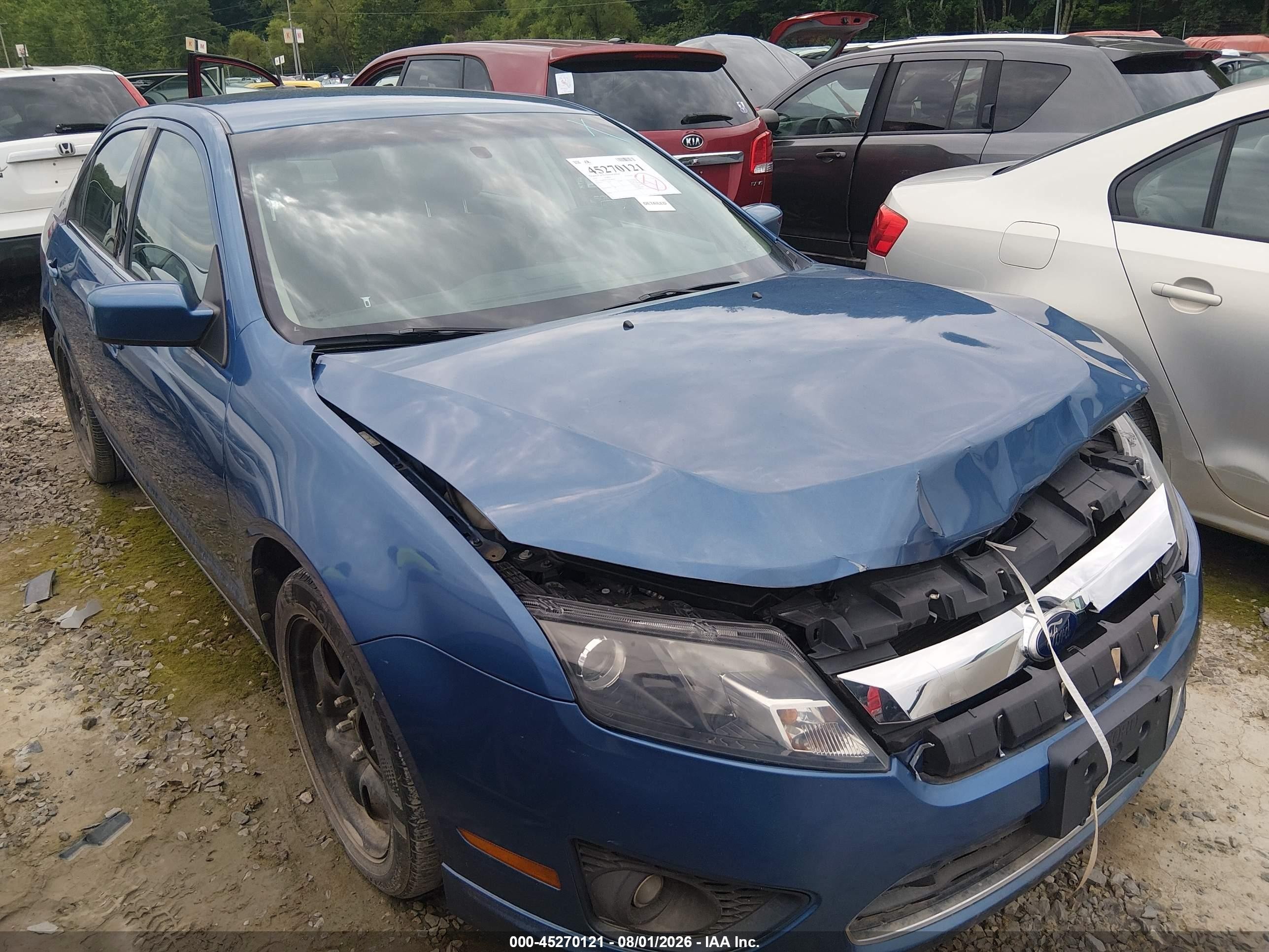 2010 Ford Fusion Se Синий vin: 3FAHP0HA4AR360181