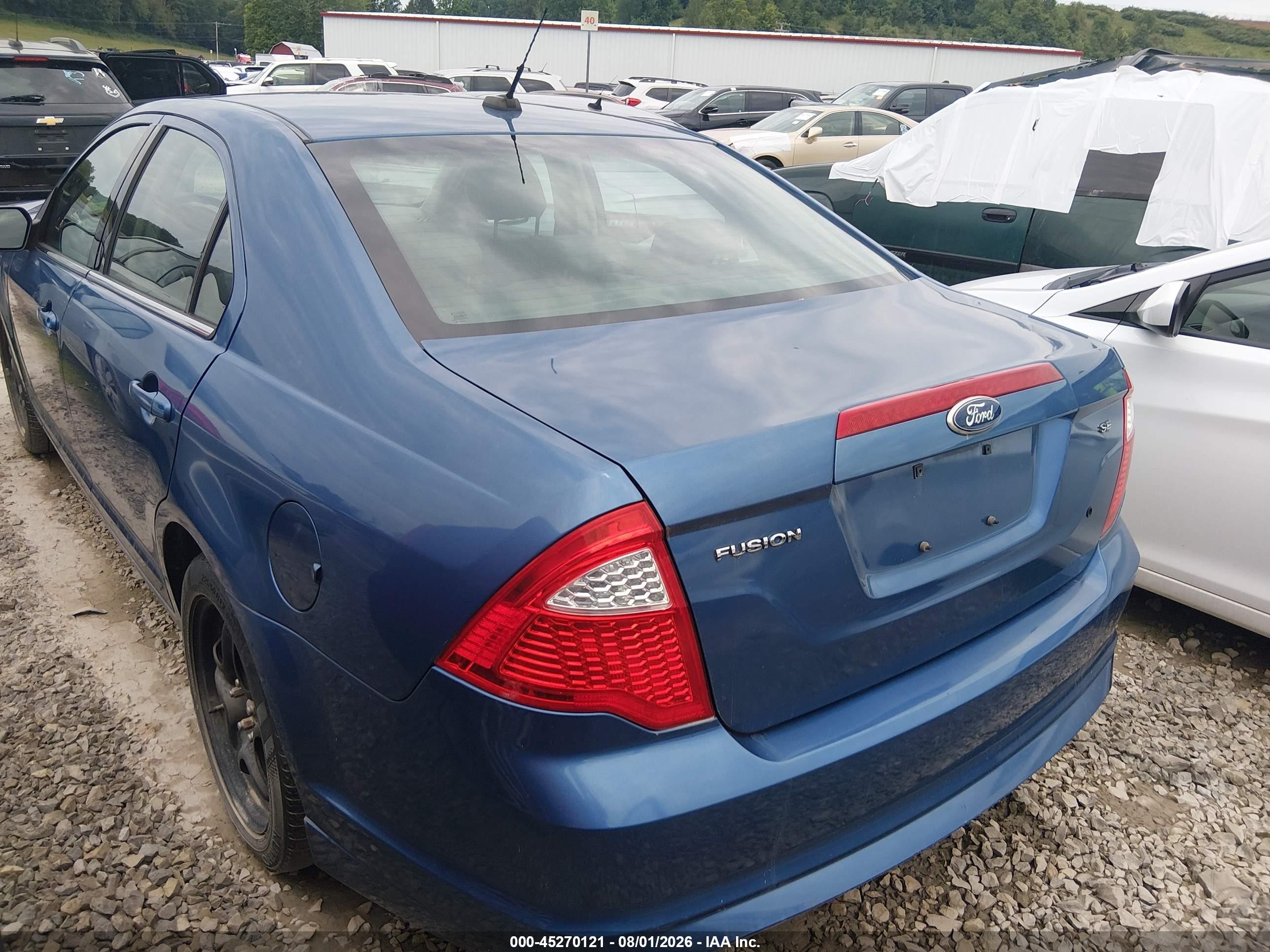 2010 Ford Fusion Se Синий vin: 3FAHP0HA4AR360181