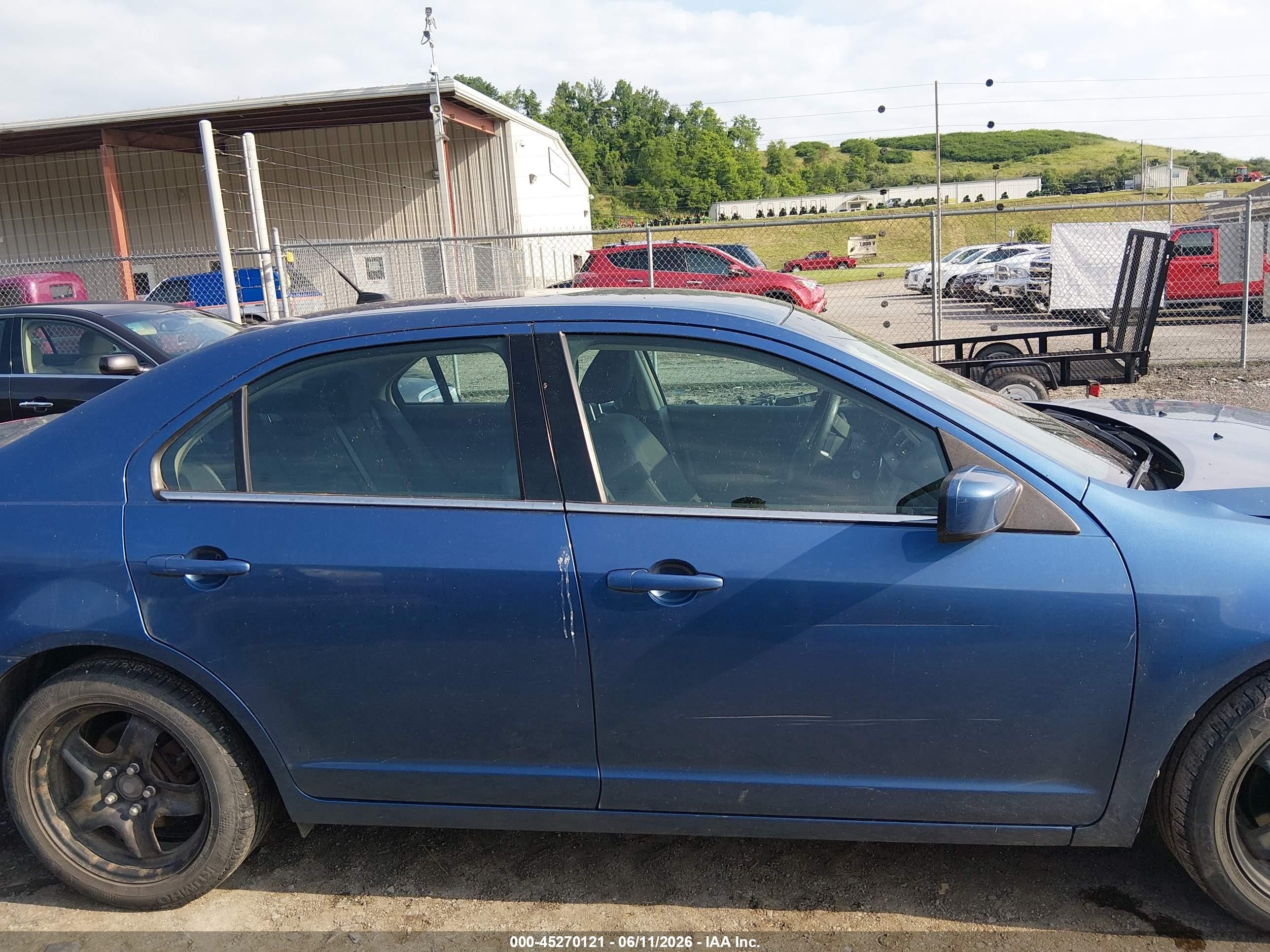 2010 Ford Fusion Se Синий vin: 3FAHP0HA4AR360181