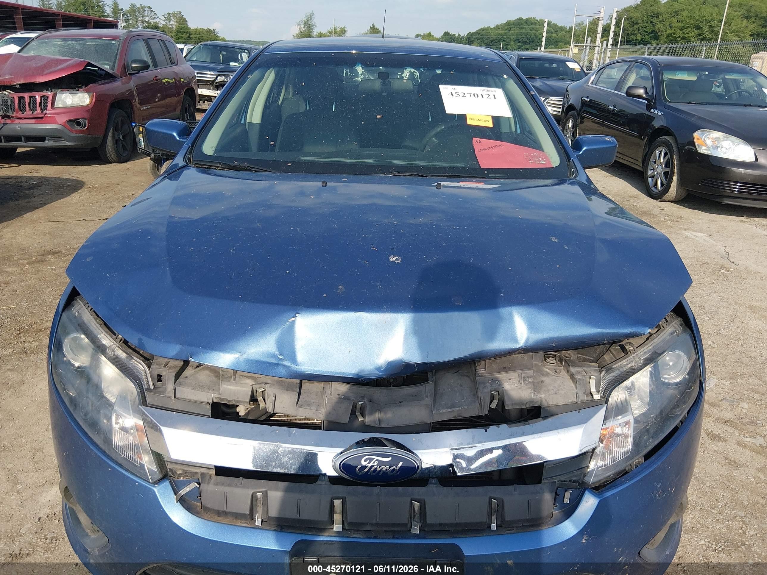 2010 Ford Fusion Se Синий vin: 3FAHP0HA4AR360181