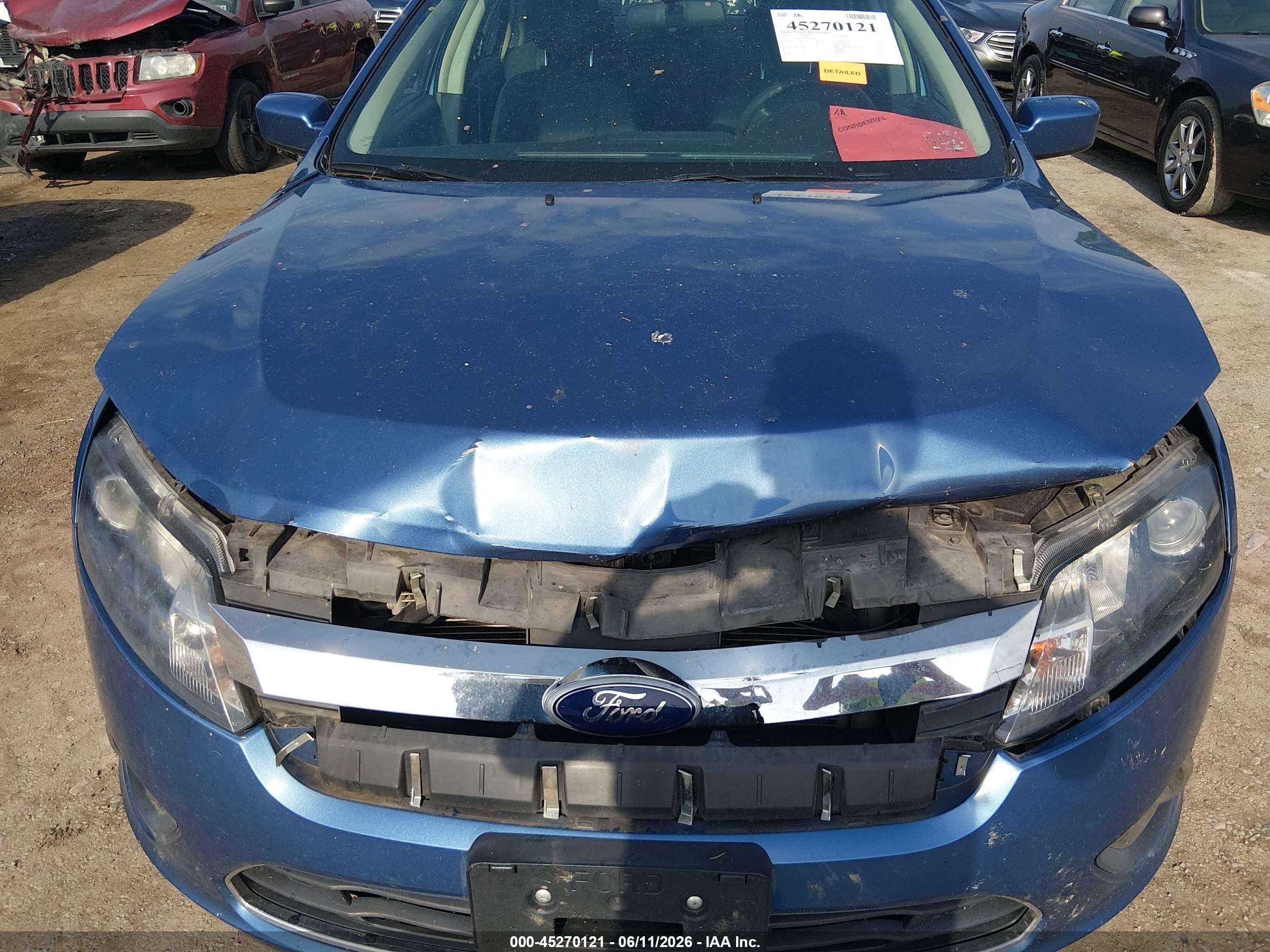 2010 Ford Fusion Se Синий vin: 3FAHP0HA4AR360181