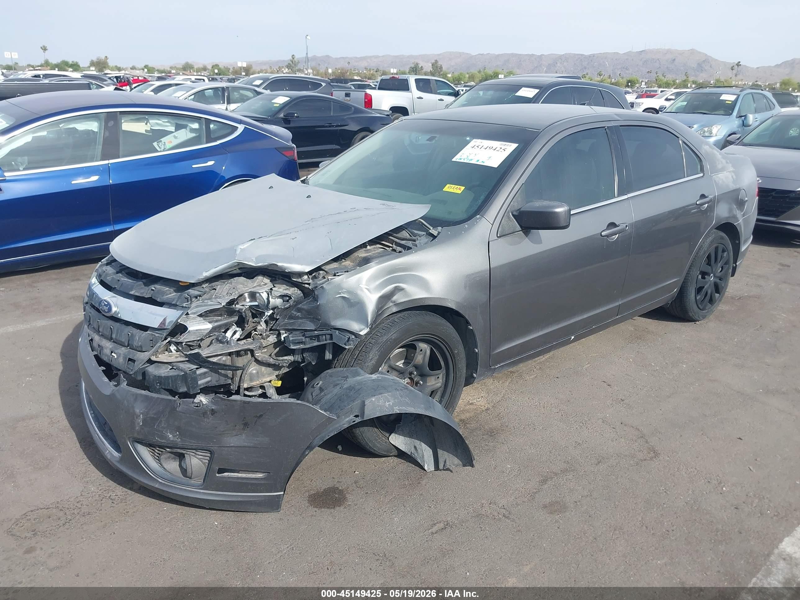 2010 Ford Fusion Se Gray vin: 3FAHP0HA4AR373660