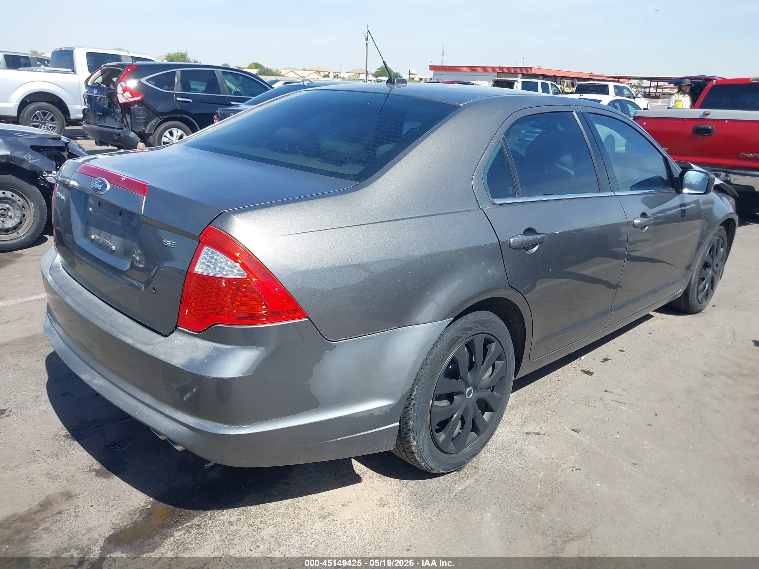 2010 Ford Fusion Se Gray vin: 3FAHP0HA4AR373660