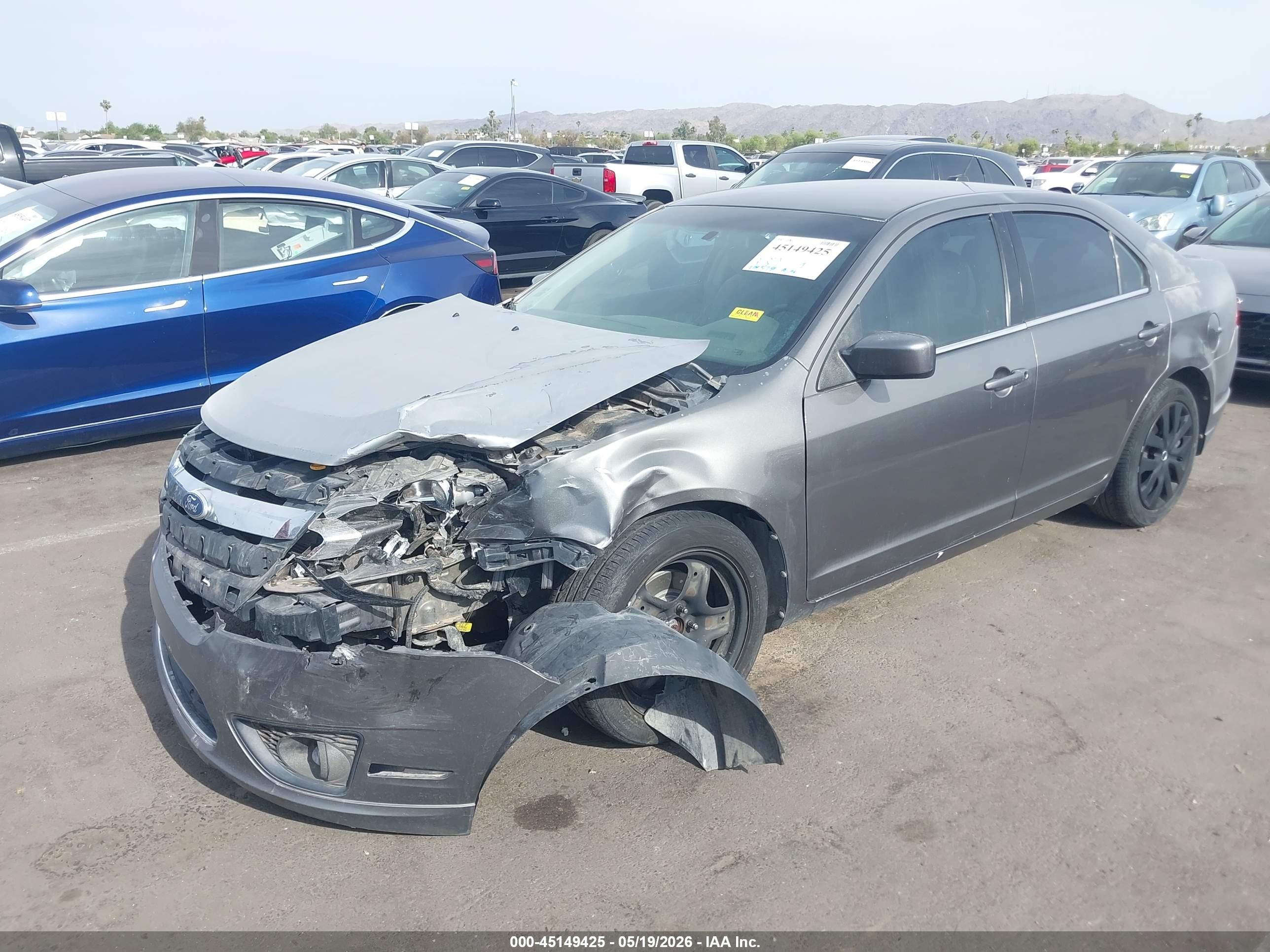 2010 Ford Fusion Se Gray vin: 3FAHP0HA4AR373660