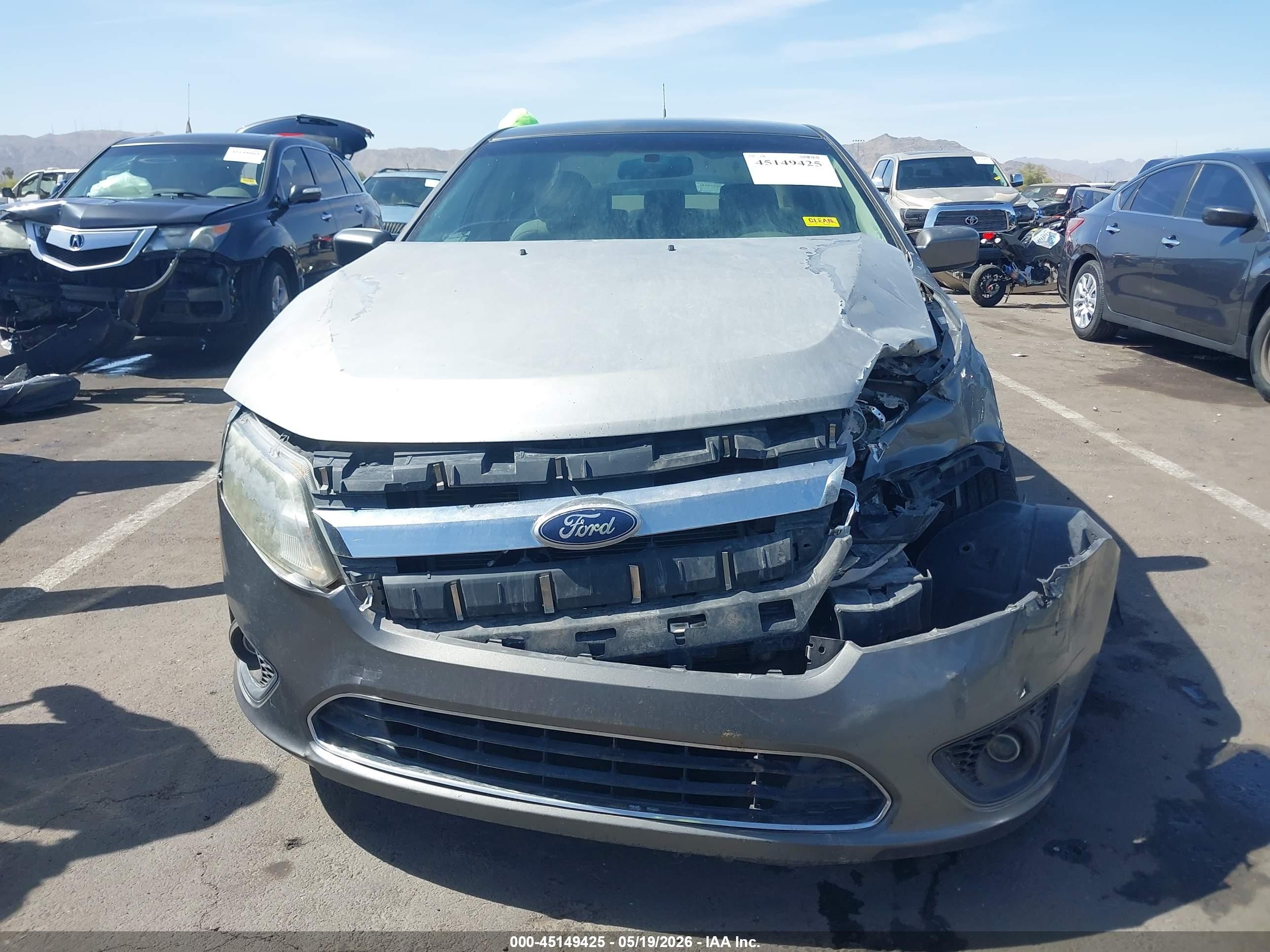 2010 Ford Fusion Se Gray vin: 3FAHP0HA4AR373660