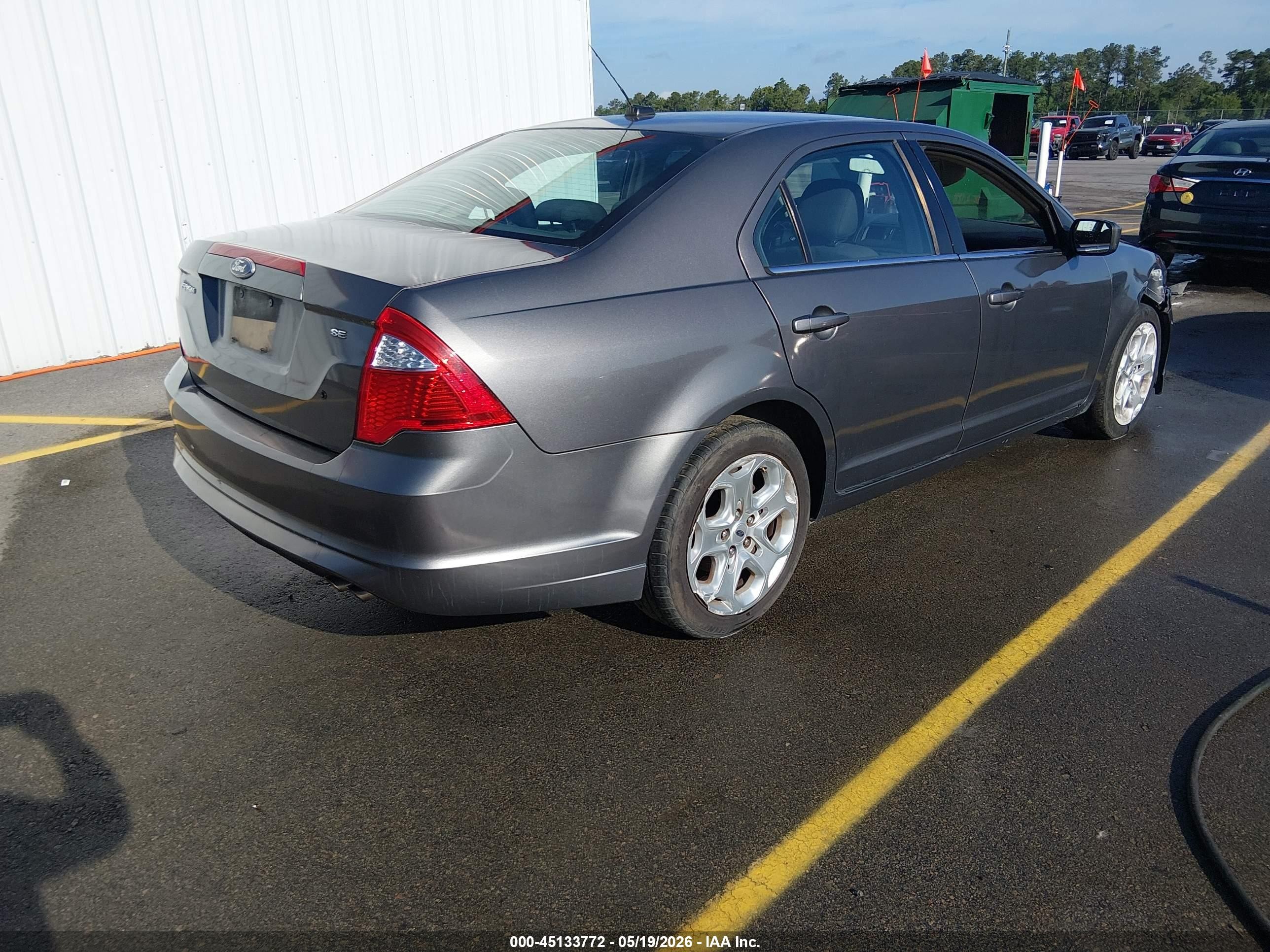 2010 Ford Fusion Se Gray vin: 3FAHP0HA4AR430570