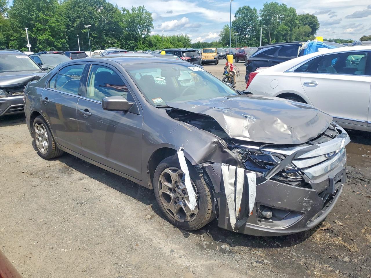 2010 Ford Fusion Se Gray vin: 3FAHP0HA4AR430858