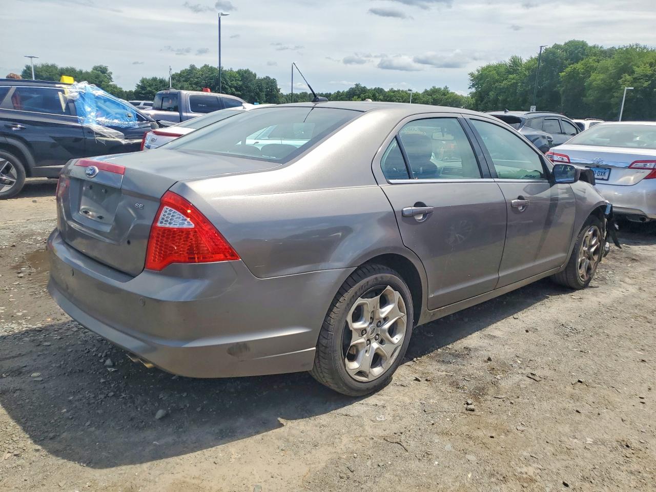 2010 Ford Fusion Se Gray vin: 3FAHP0HA4AR430858