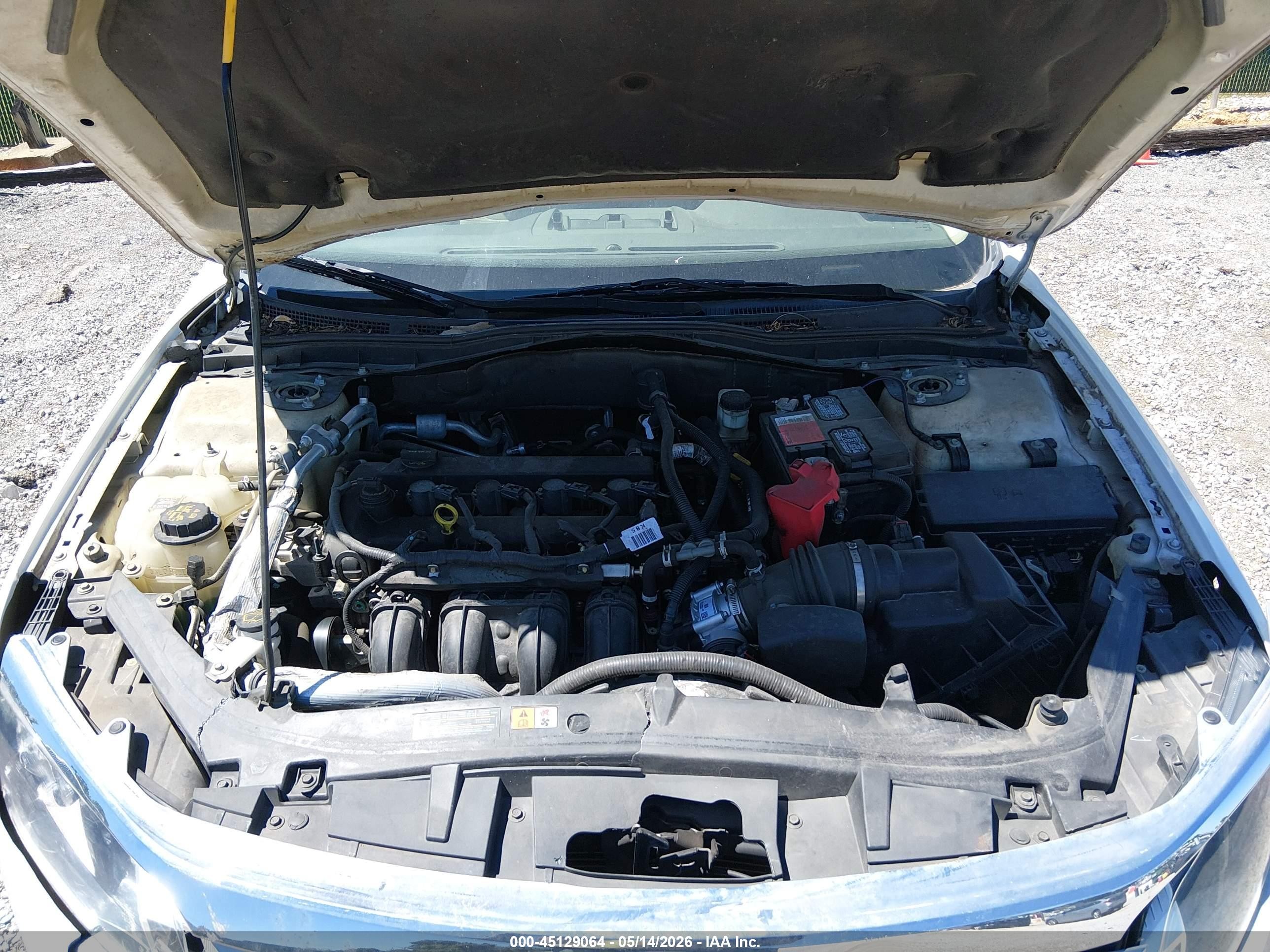 2011 Ford Fusion Se White vin: 3FAHP0HA4BR106973