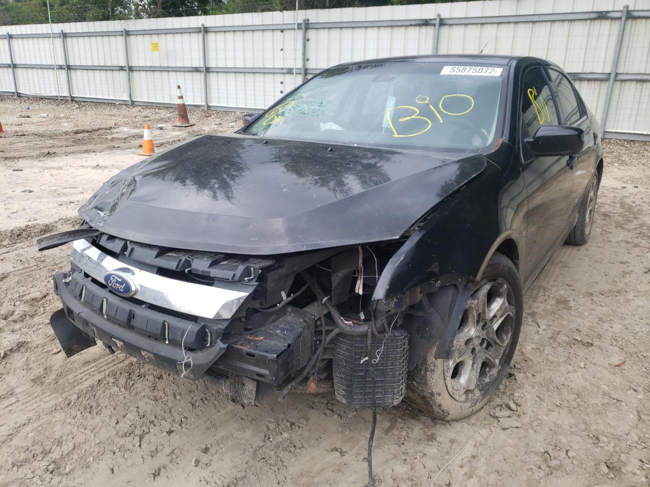 2011 Ford Fusion Se Black vin: 3FAHP0HA4BR144574