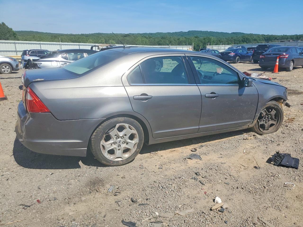 2011 Ford Fusion Se Gray vin: 3FAHP0HA4BR147281