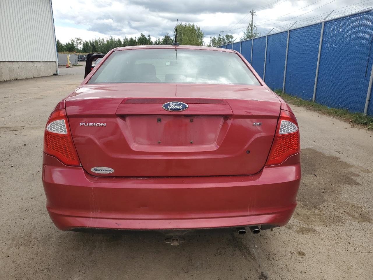 2011 Ford Fusion Se Красный vin: 3FAHP0HA4BR150908