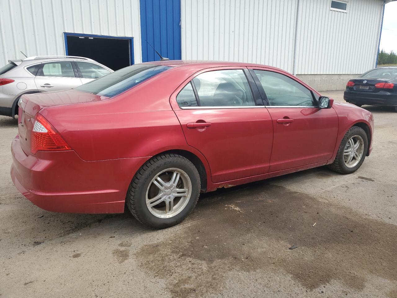 2011 Ford Fusion Se Красный vin: 3FAHP0HA4BR150908